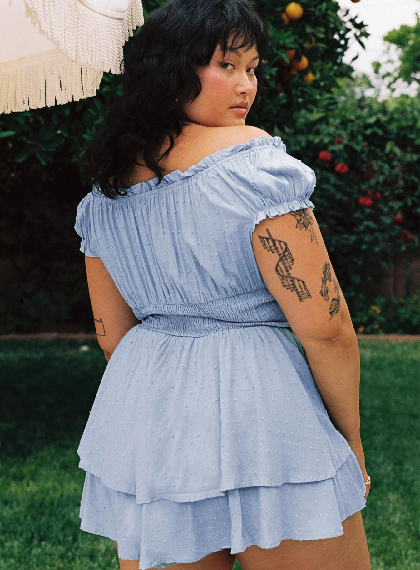 The Love Galore Romper Blue Curve - Image 3