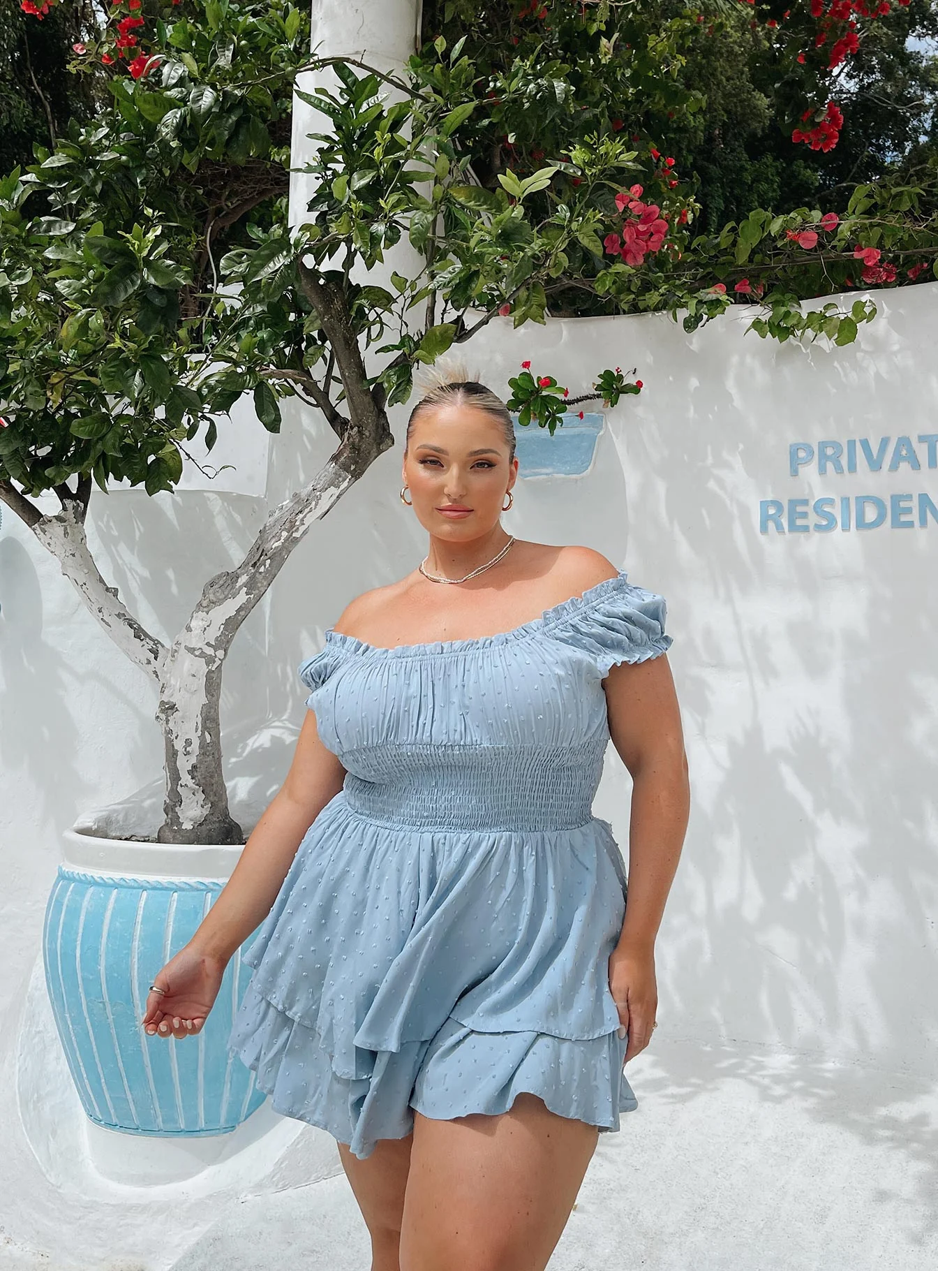 The Love Galore Romper Blue Curve - Image 4