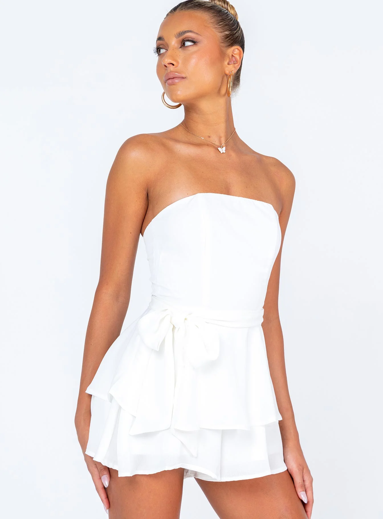 The Rolla Romper White Lower Impact - Image 4