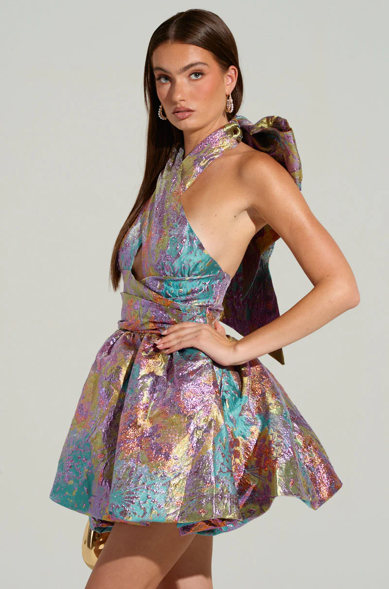 THE TOPIC AND TOP PICK ABSTRACT MINI DRESS - Image 3