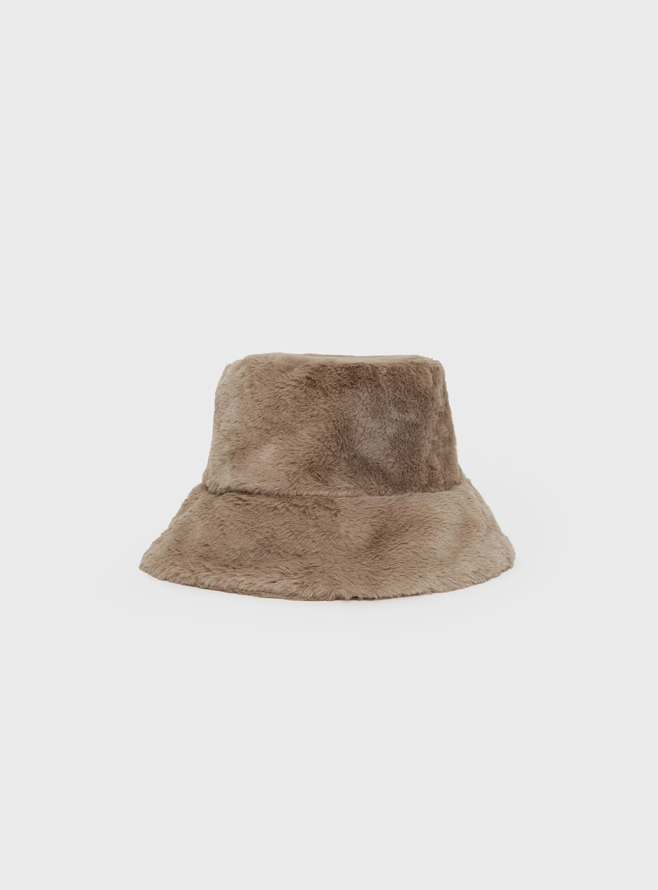 Theo Plush Bucket Hat Camel - Image 2