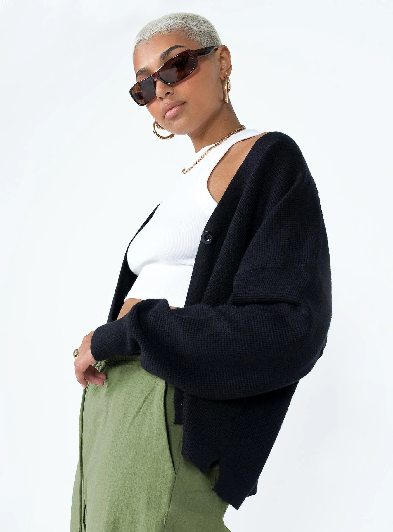 Theo Cardigan Black - Image 3