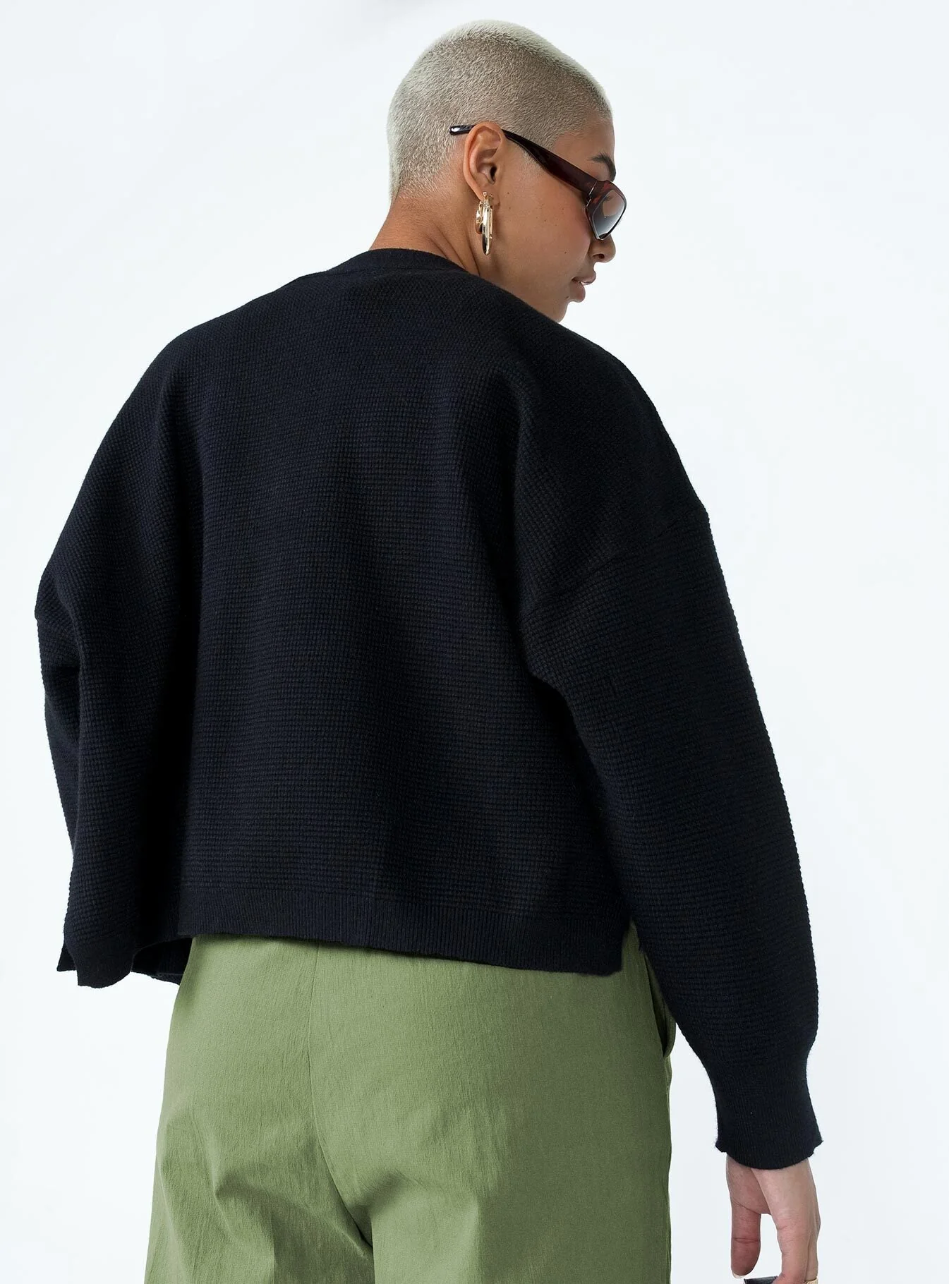 Theo Cardigan Black - Image 4