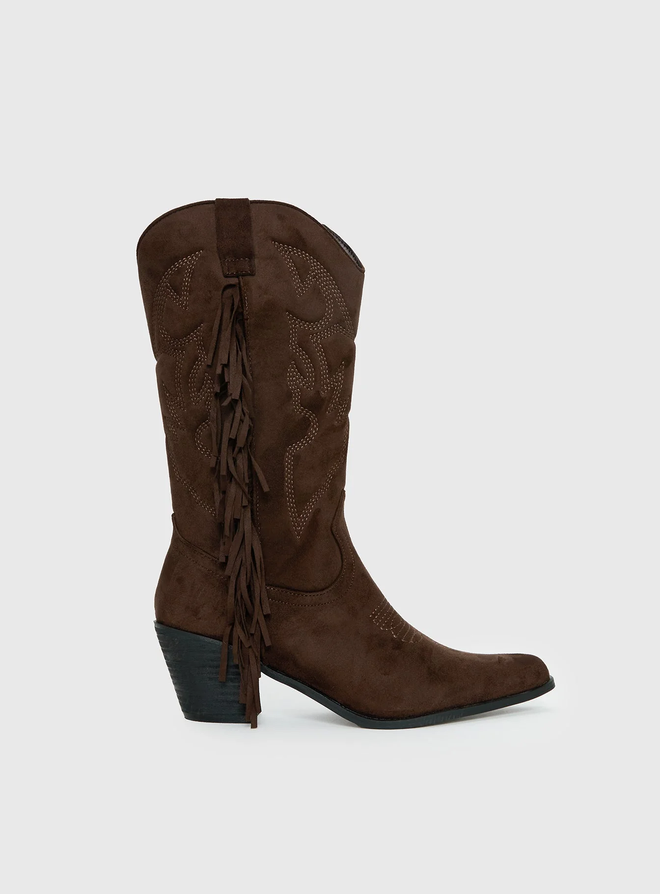 Therapy Chaos Cowboy Boots Brown - Image 2