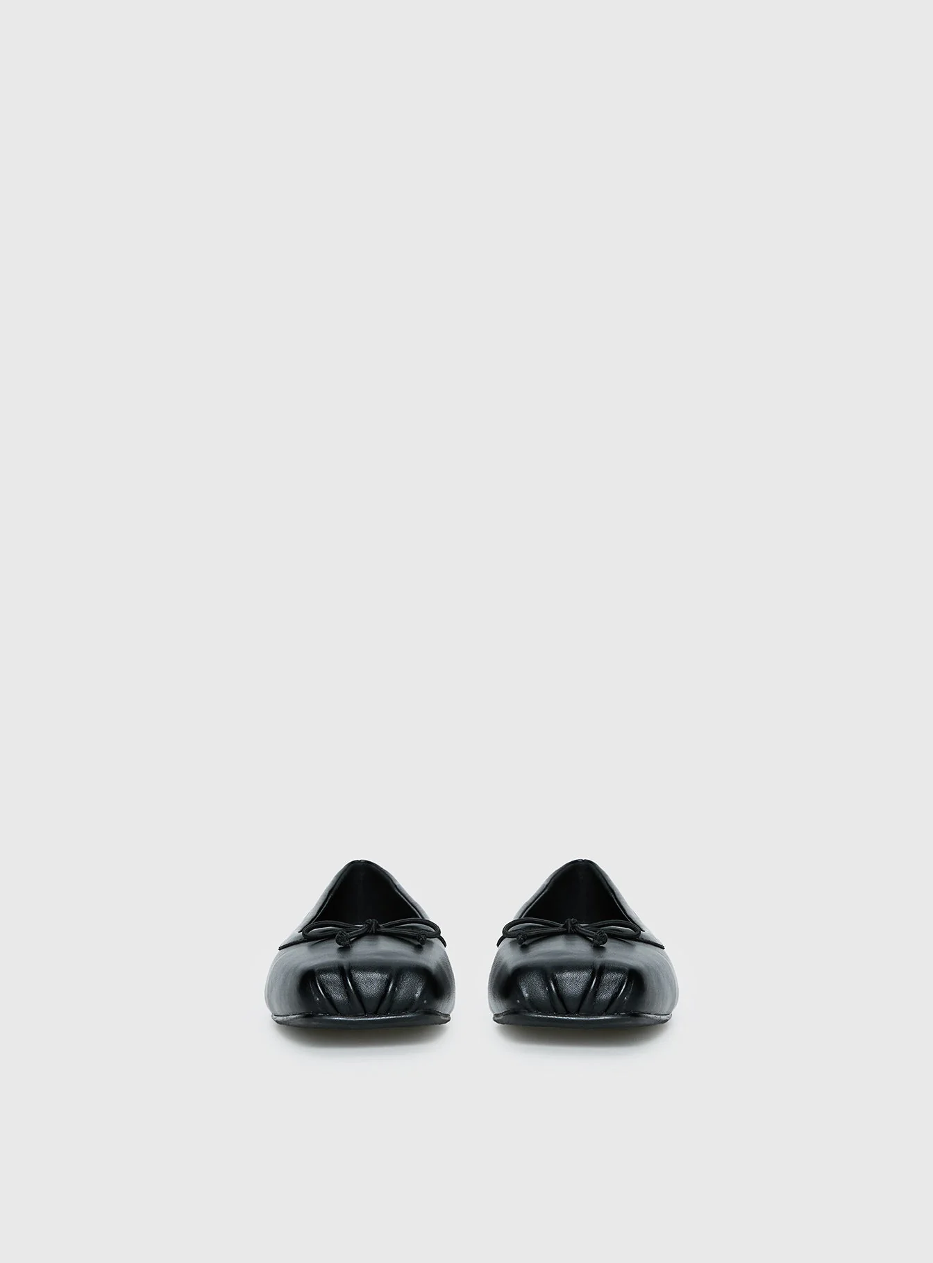 Therapy Laine Square Toe Ballet Flats Black - Image 4