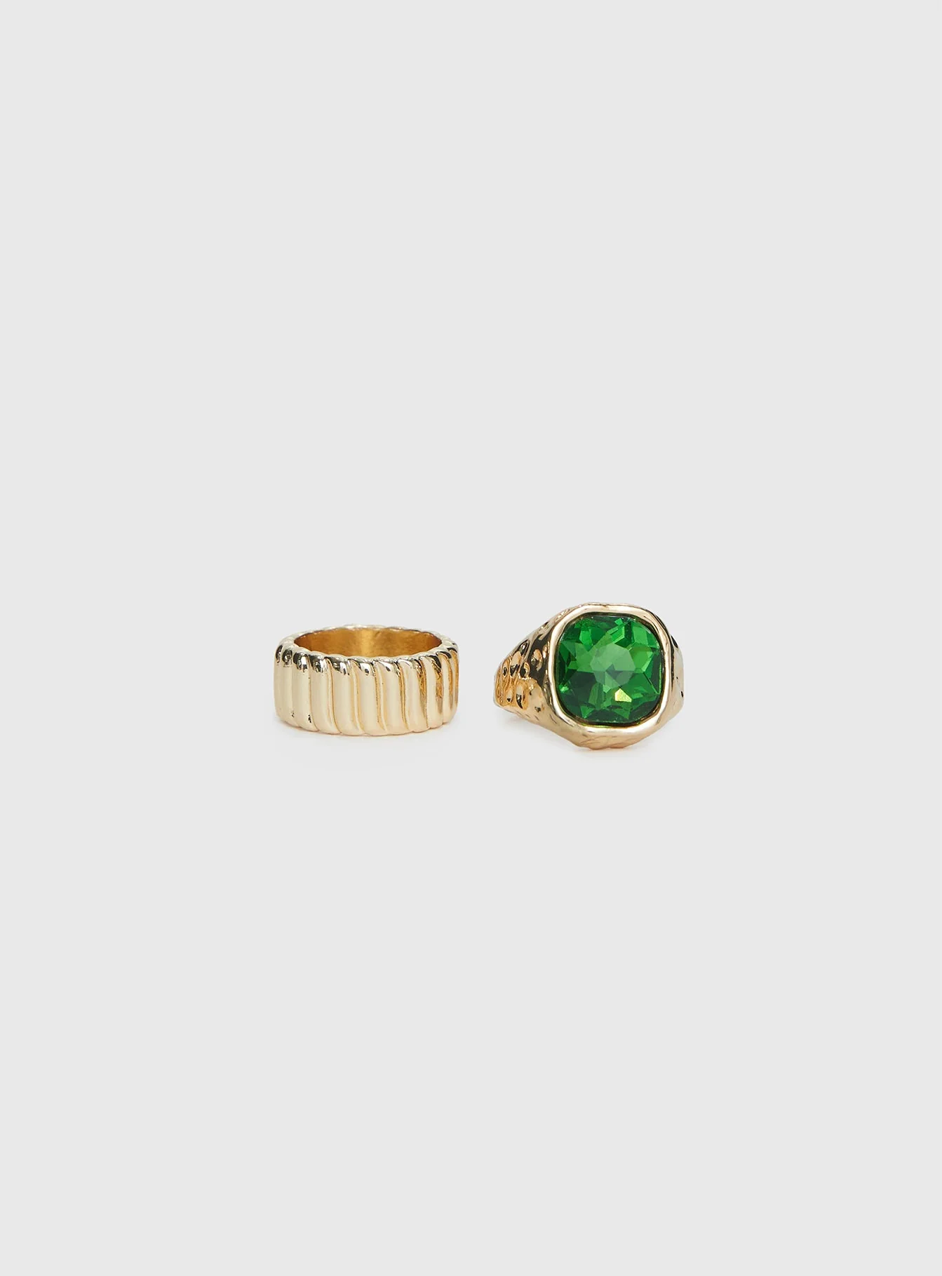 Think Fast Ring Set Gold - Image 3