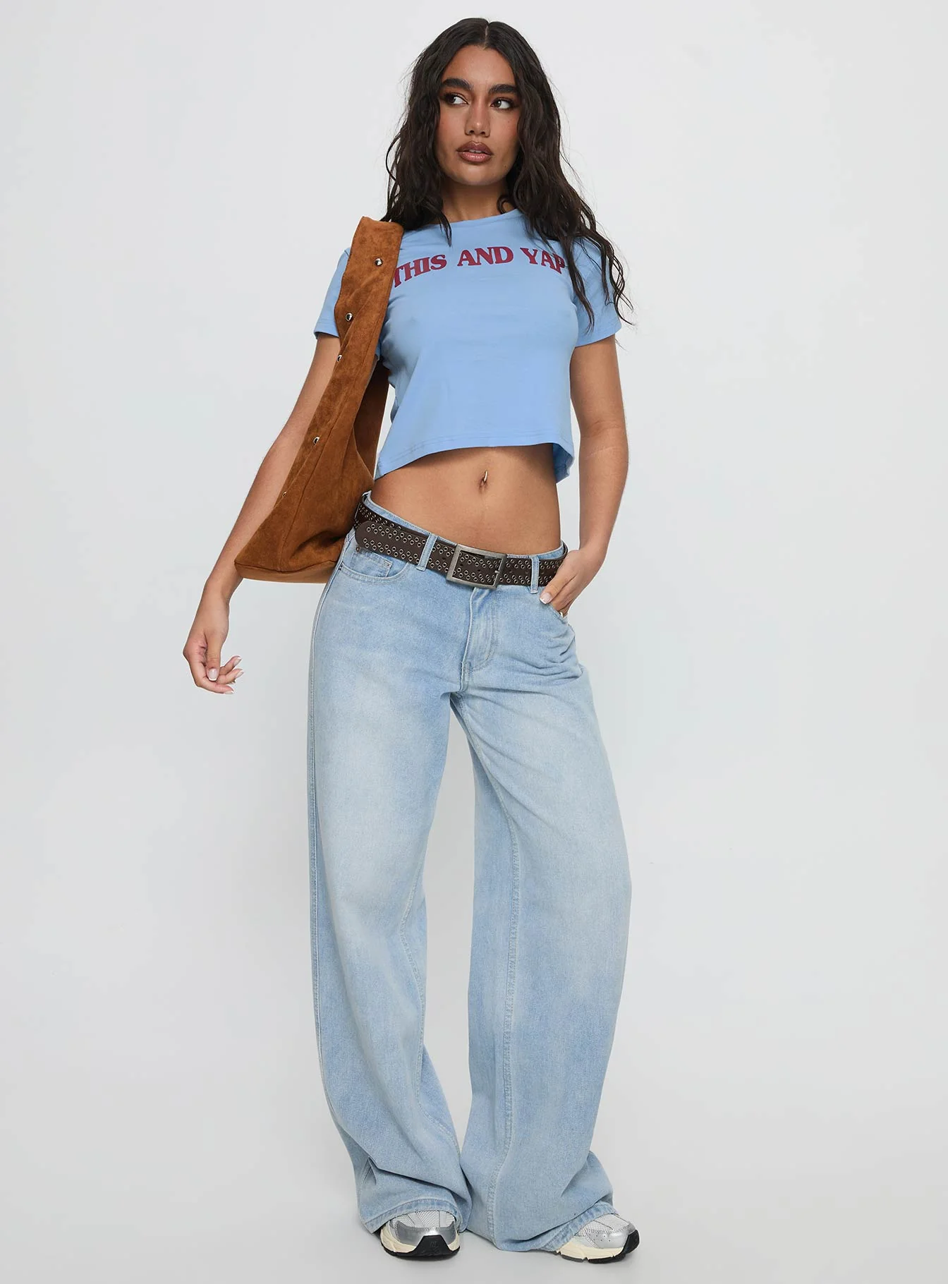 This And Yap Graphic Top Blue / Red - Image 2