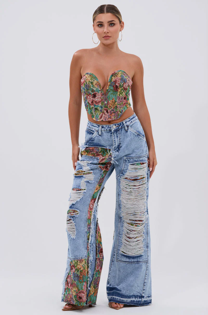 THOUGHT I KNEW YOU BROCADE CORSET - Image 6