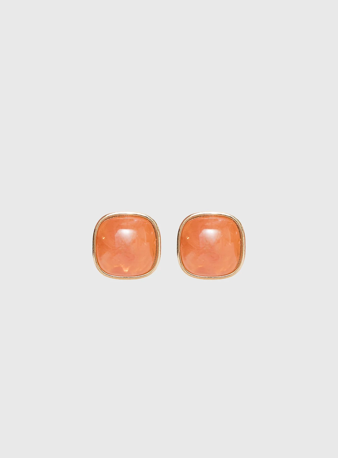 Tiera Gemstone Earrings Gold - Image 2