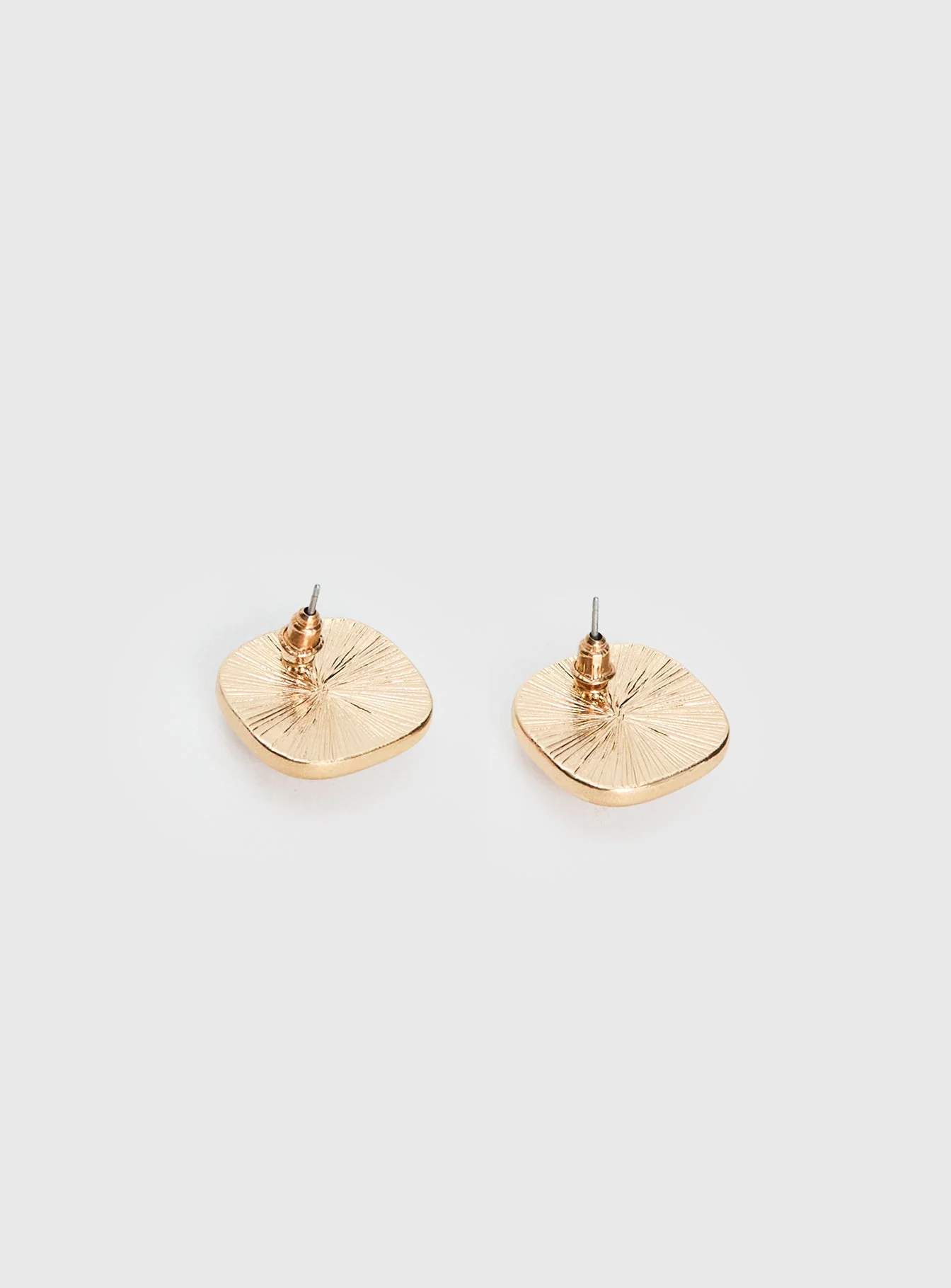 Tiera Gemstone Earrings Gold - Image 4