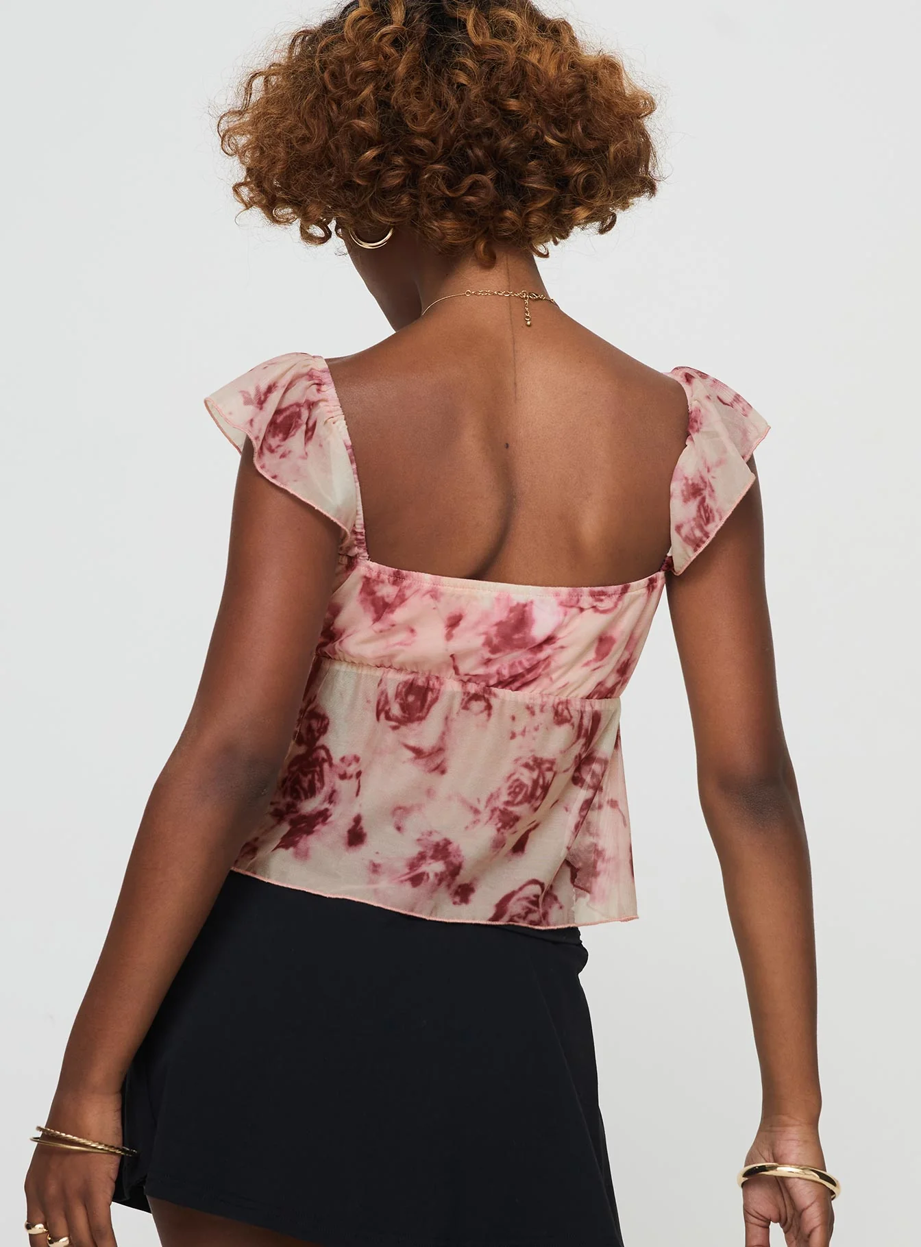 Time After Top Pink Floral - Image 5