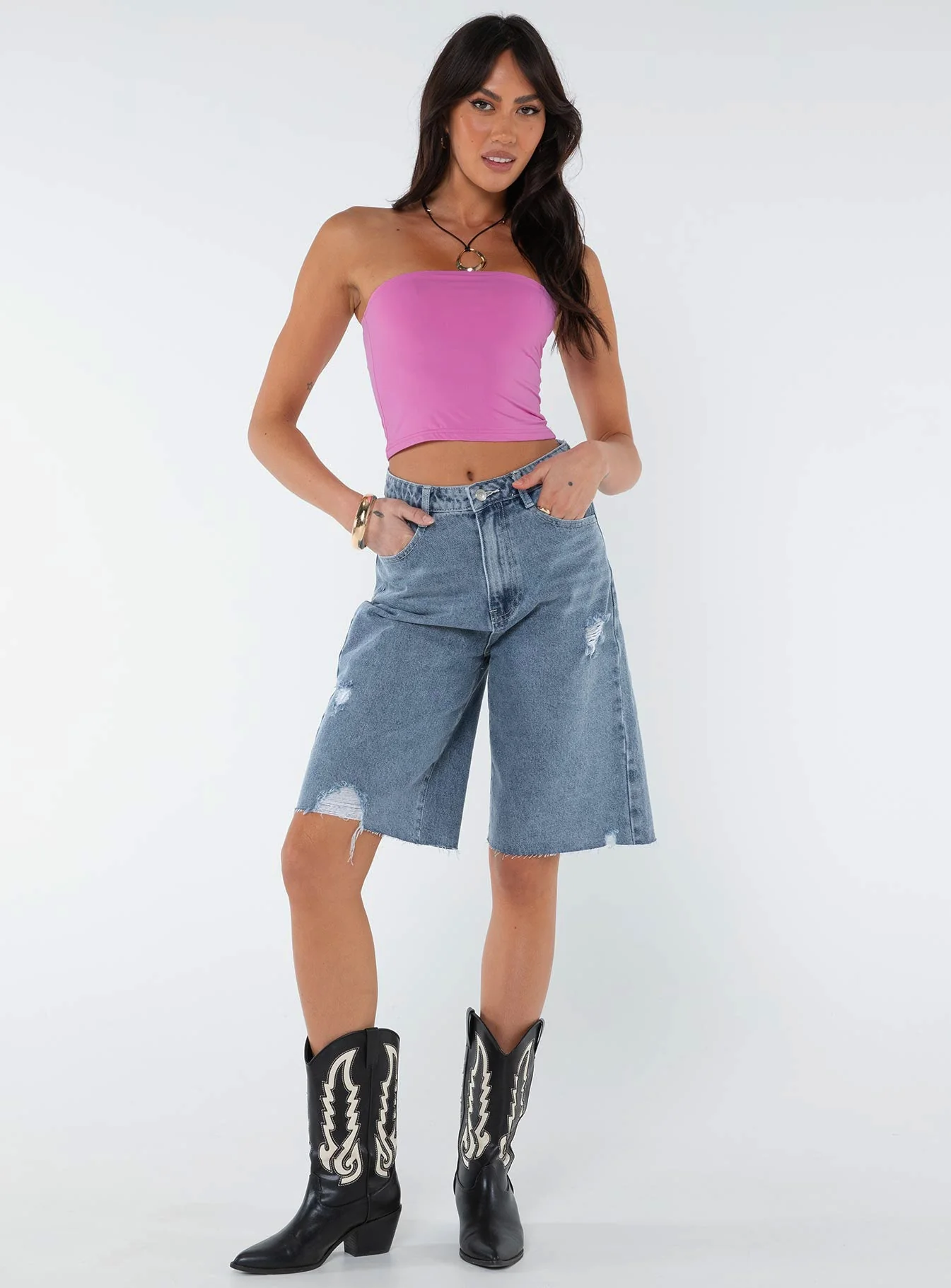 Tomlin Top Hot Pink - Image 3