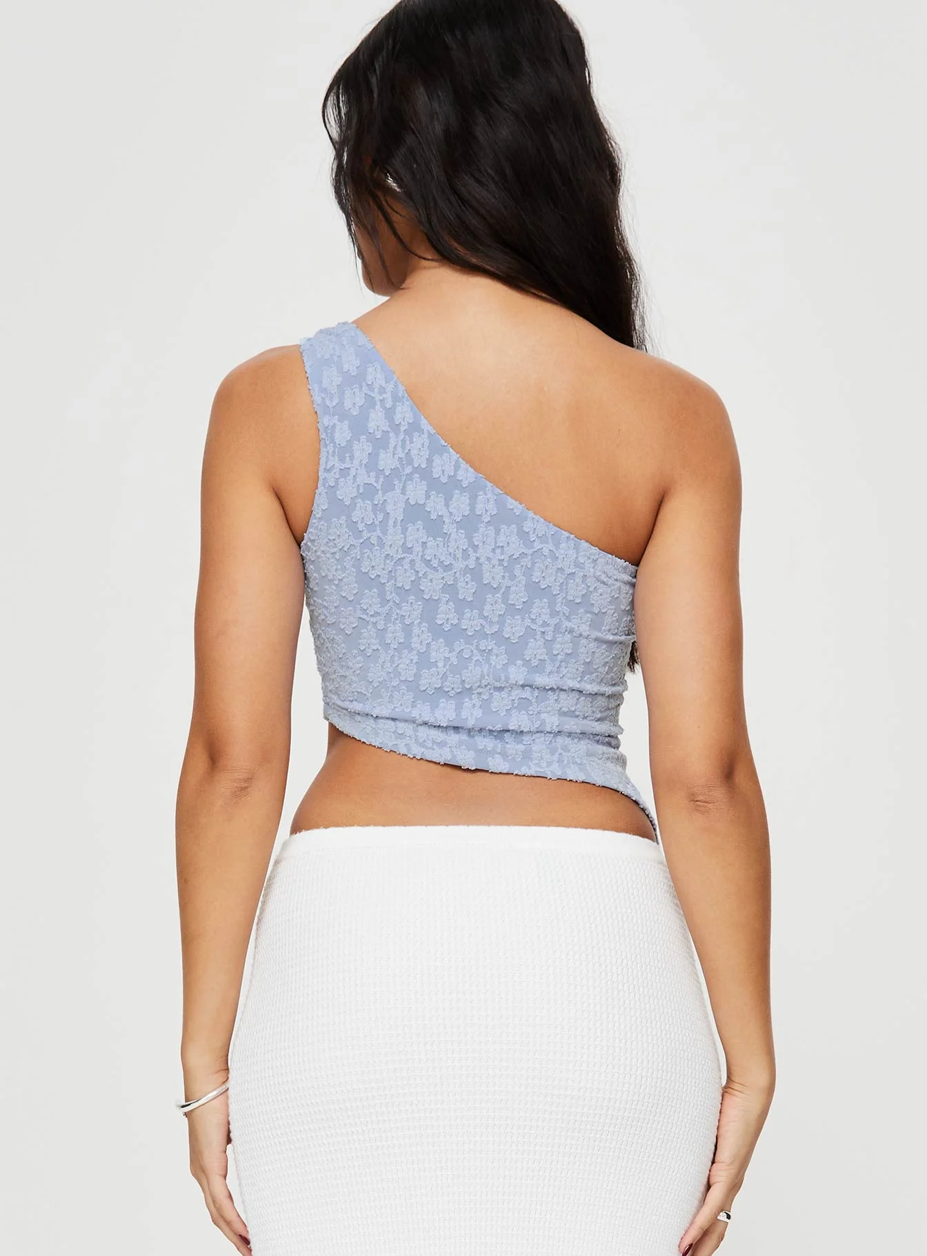 Toomba One Shoulder Top Blue - Image 5