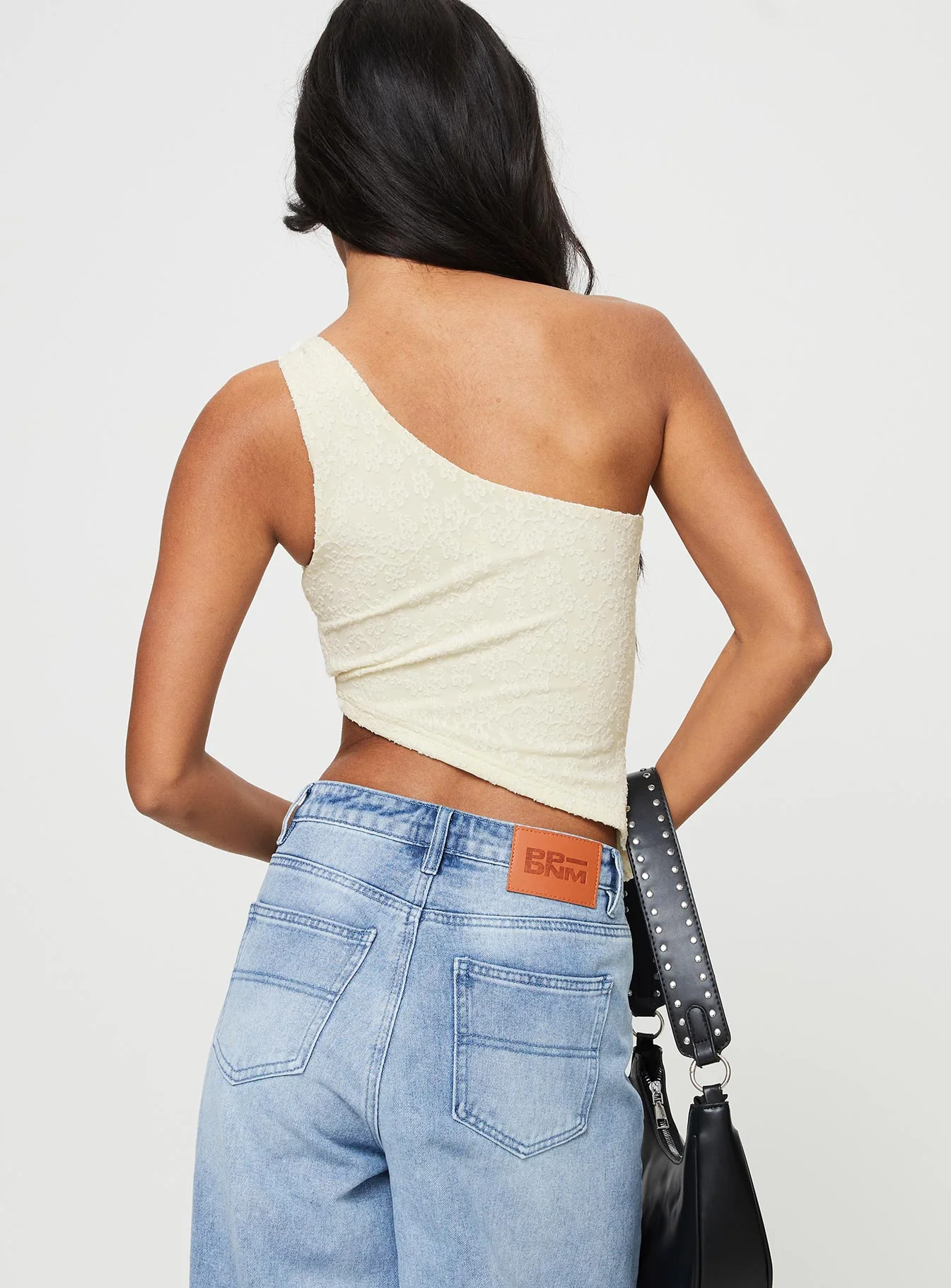 Toomba One Shoulder Top Cream - Image 5