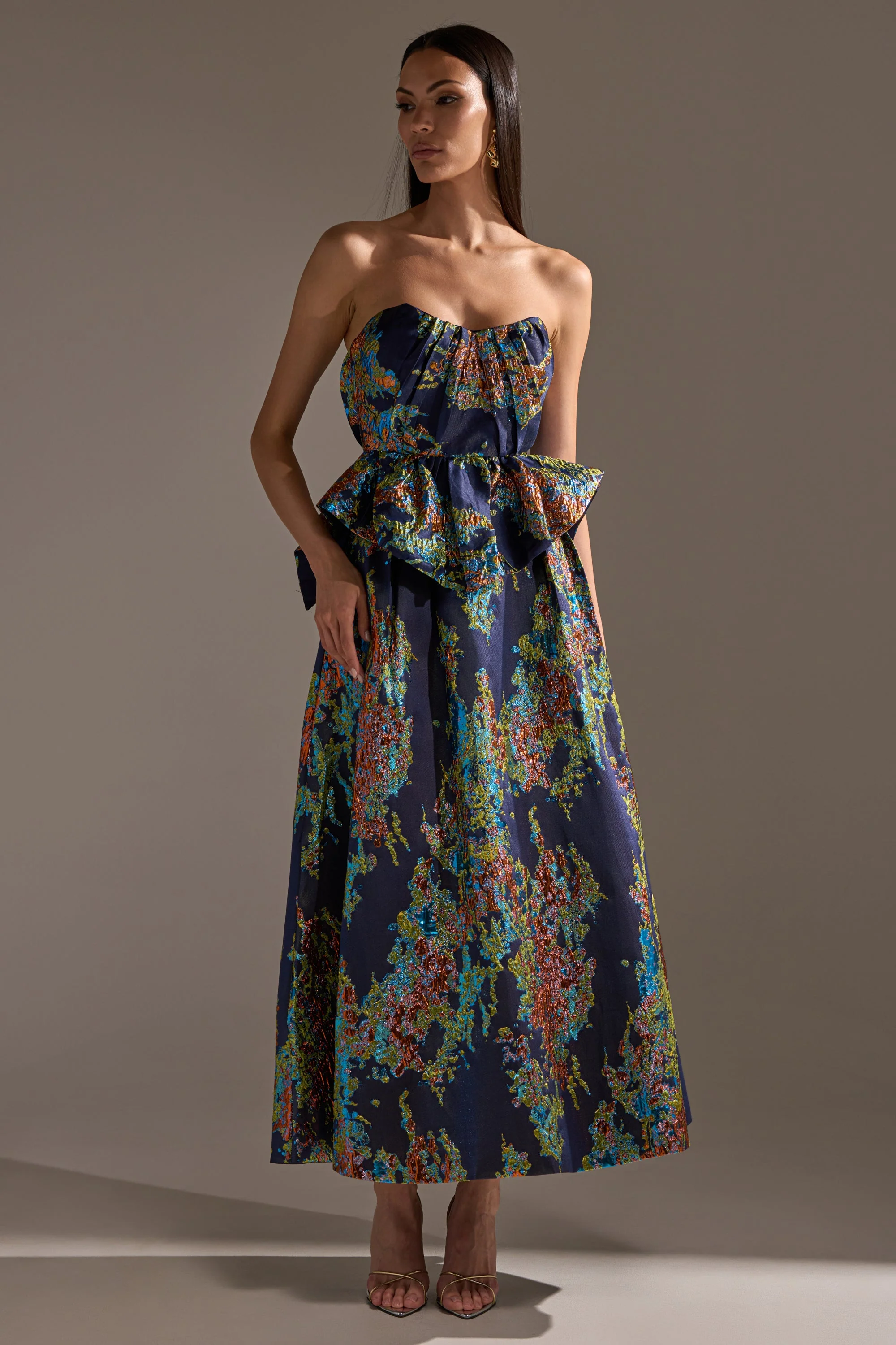 TRANSCENDENT FLORAL BROCADE CORSET TOP - Image 6