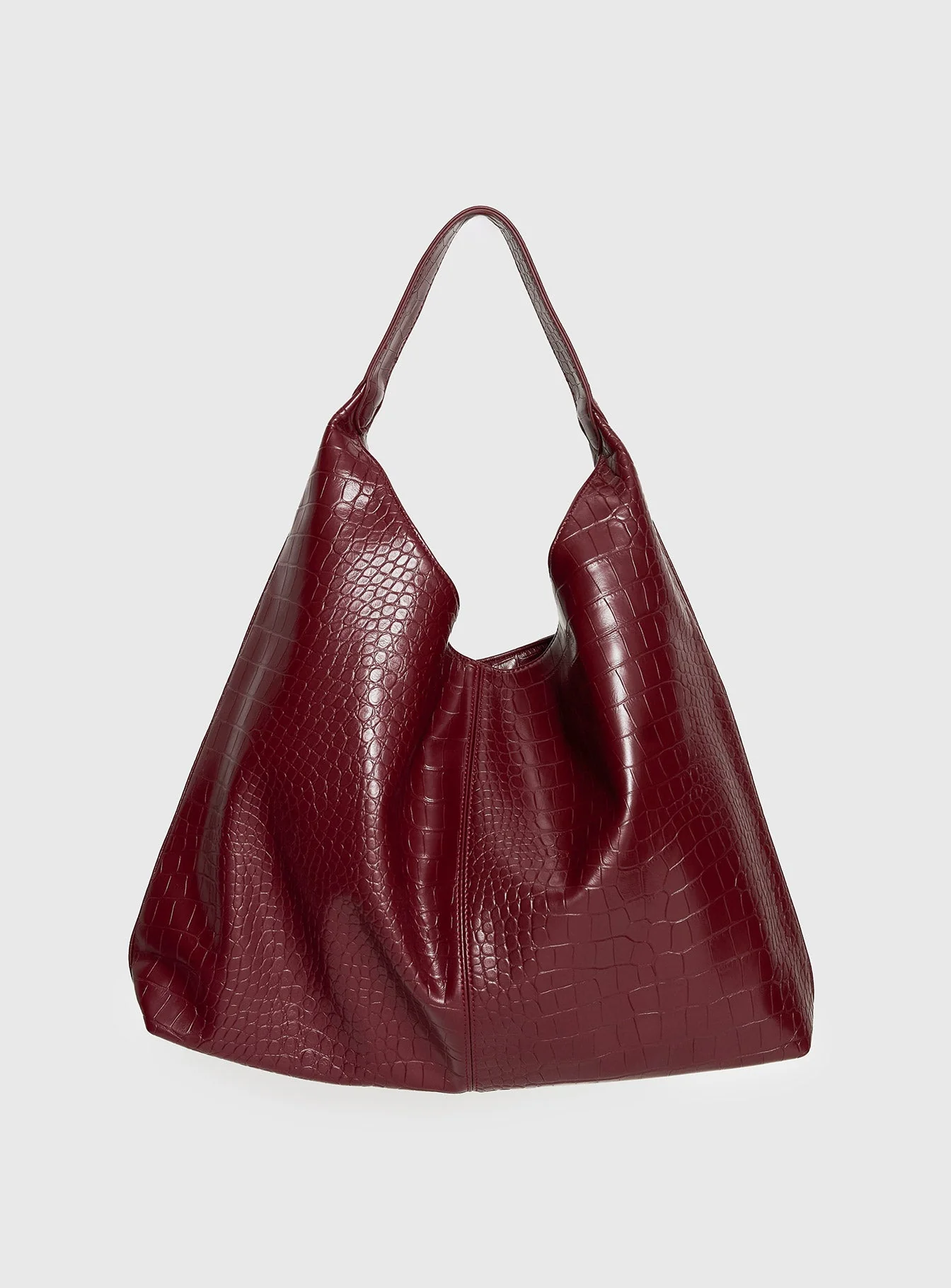 Treat Me Nice Oversized Shoulder Bag Red - Image 2