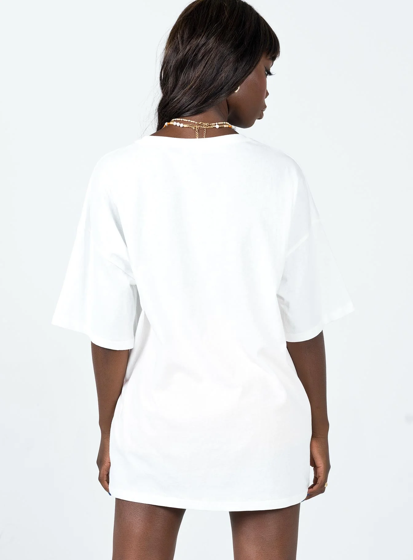Tropicana Oversized Tee White - Image 6