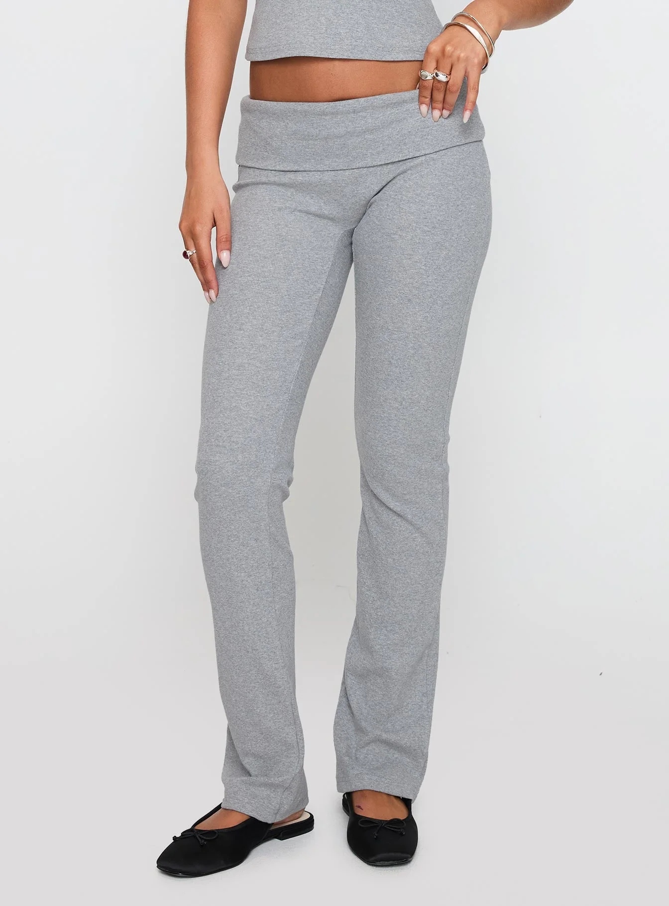 Truth Be Told Straight Leg Pant Grey Marle - Image 2