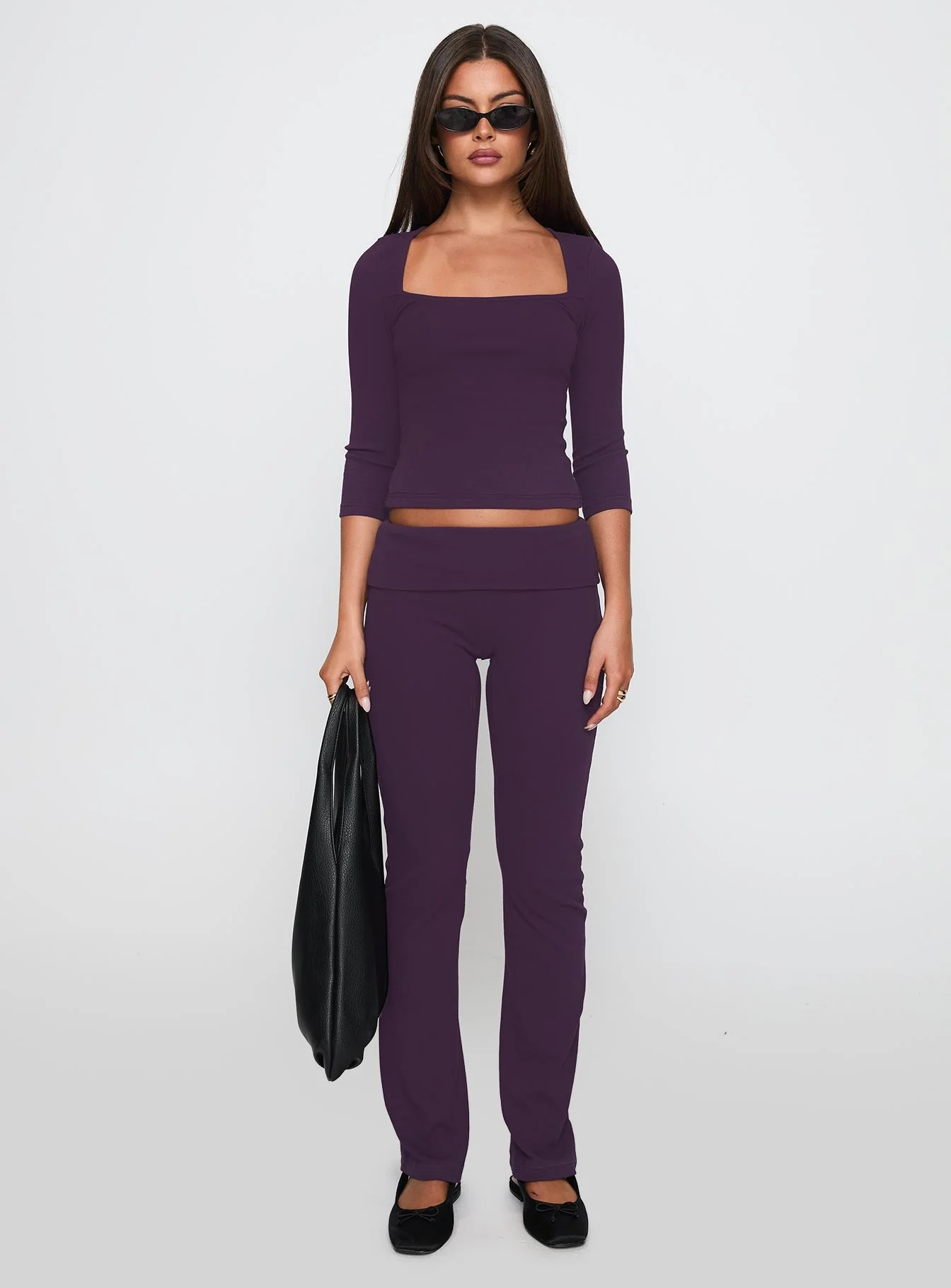 Truth Be Told Straight Leg Pant Purple - Image 7