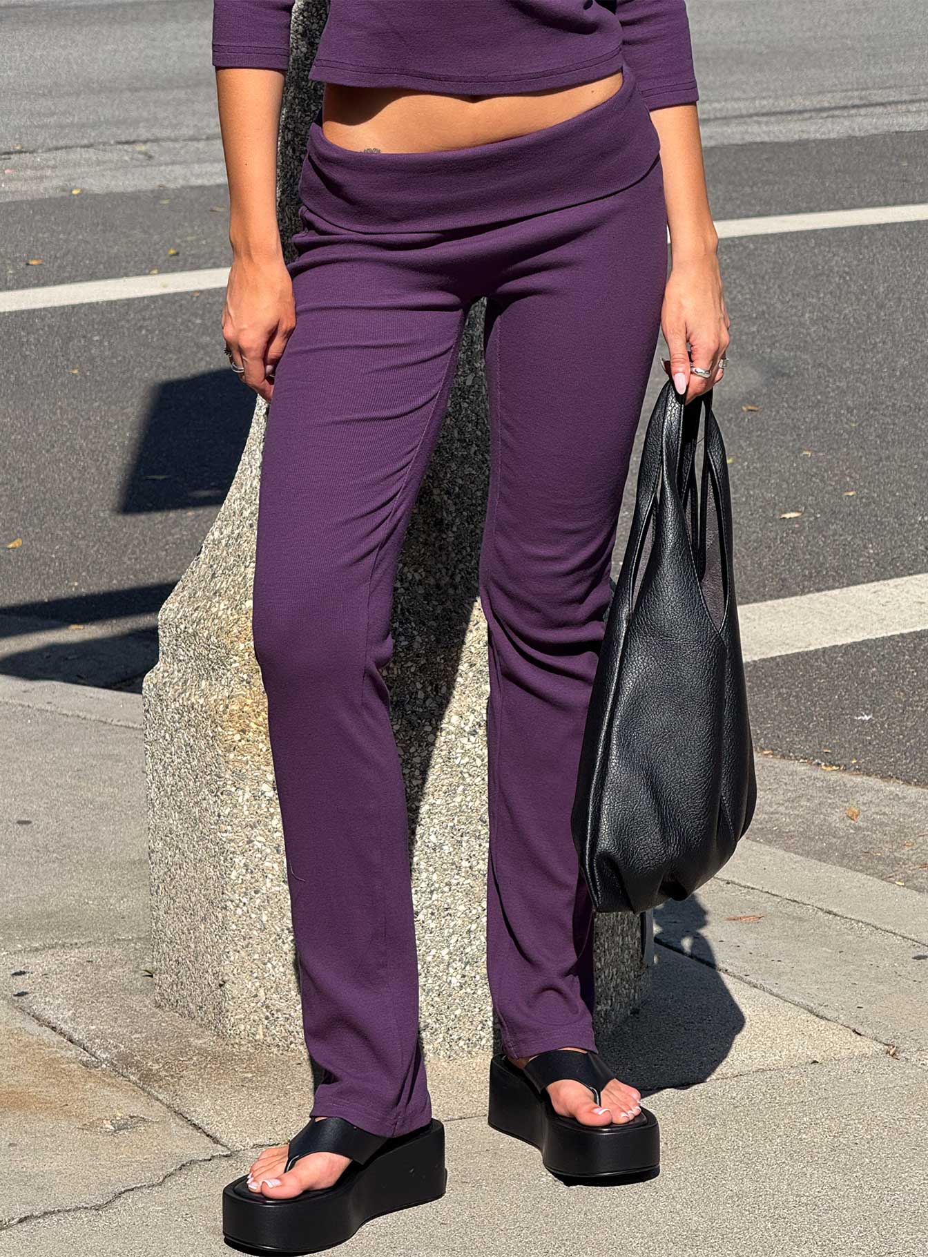 Truth Be Told Straight Leg Pant Purple - Image 8