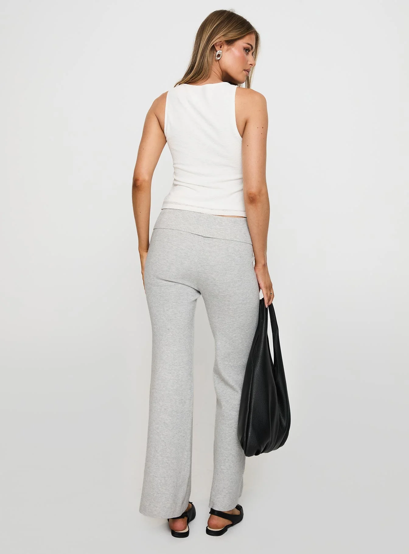 Try Me Knit Pants Grey - Image 4