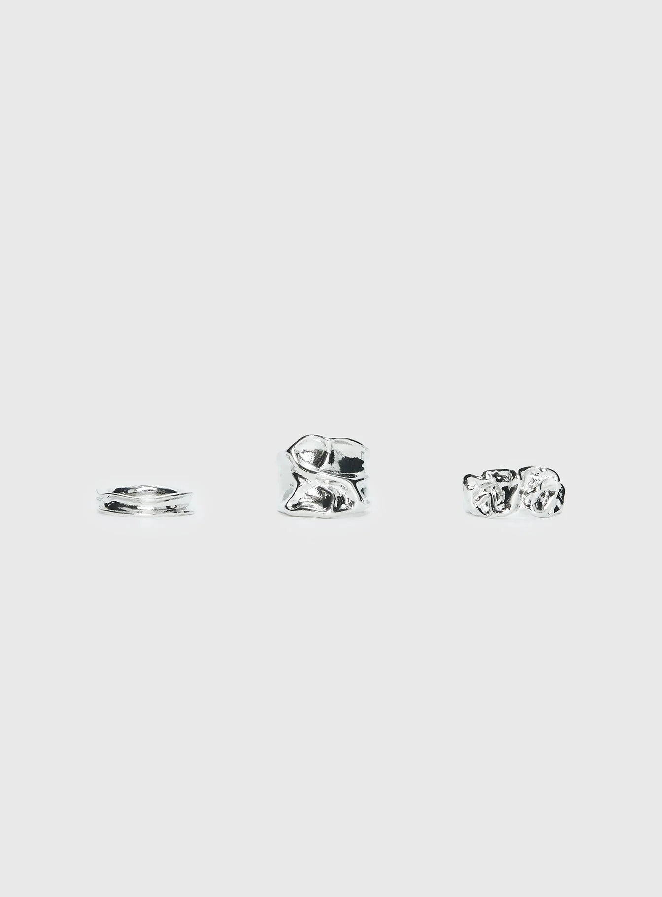 Two Young Hearts Ring Pack Silver - Image 3