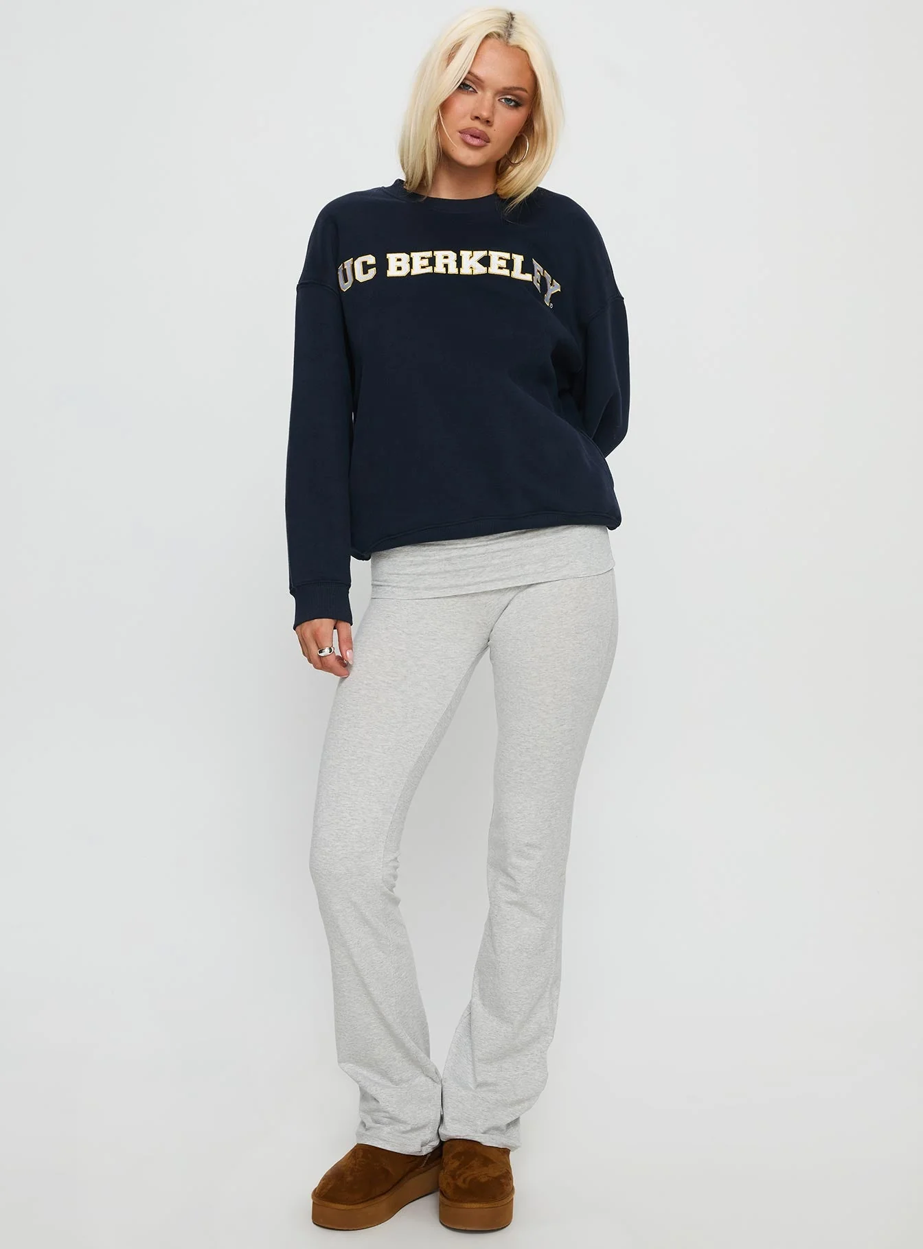 UC Berkeley Offside Crewneck Sweatshirt Navy - Image 3