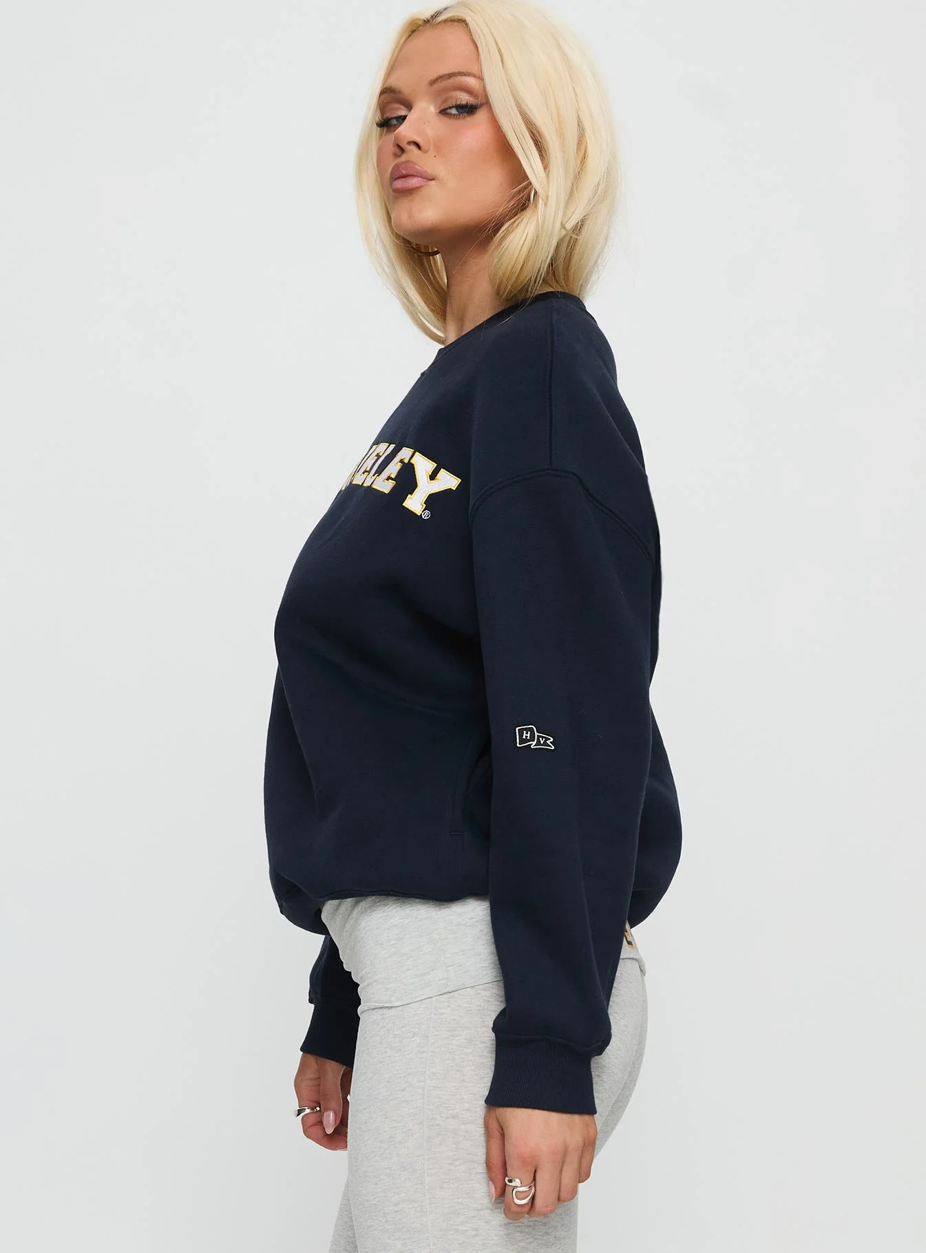 UC Berkeley Offside Crewneck Sweatshirt Navy - Image 4