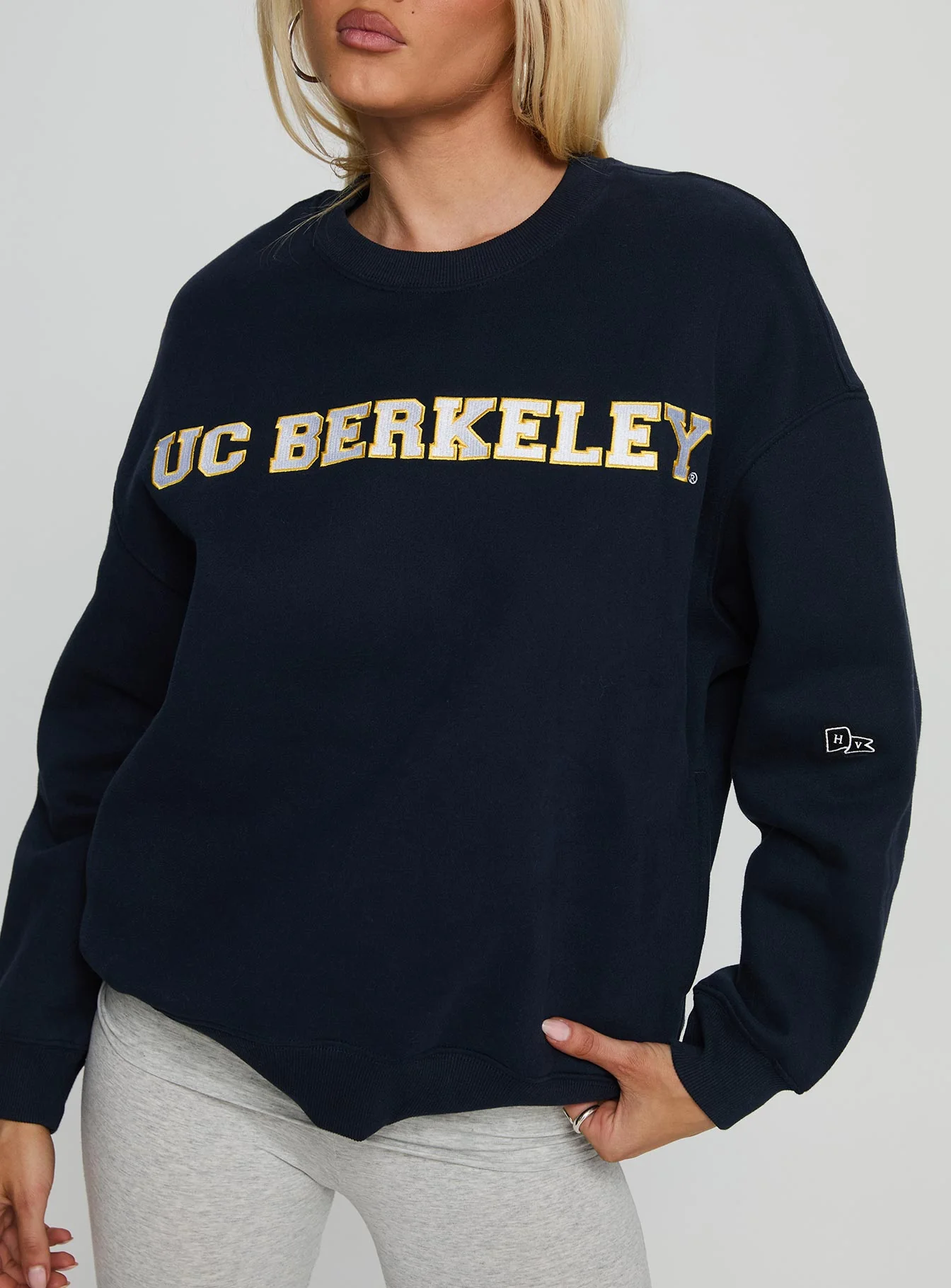 UC Berkeley Offside Crewneck Sweatshirt Navy - Image 6