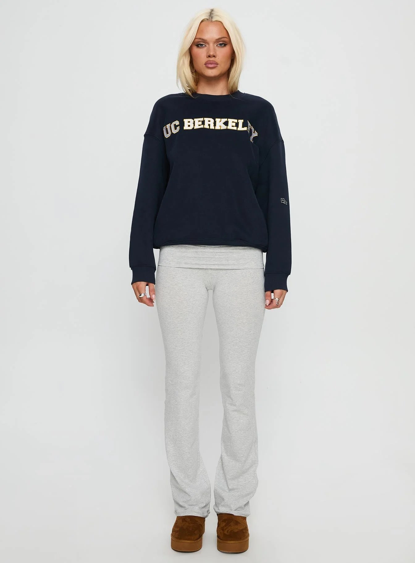 UC Berkeley Offside Crewneck Sweatshirt Navy - Image 7
