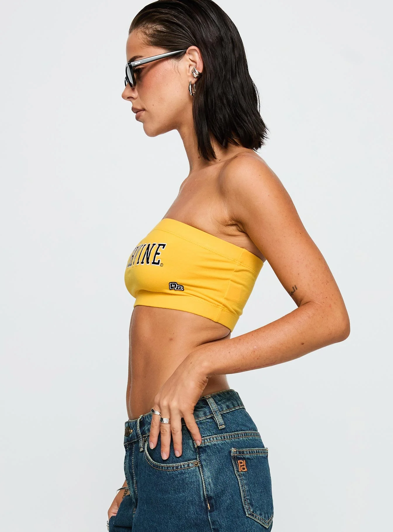 UC Irvine Bandeau Top Gold - Image 4