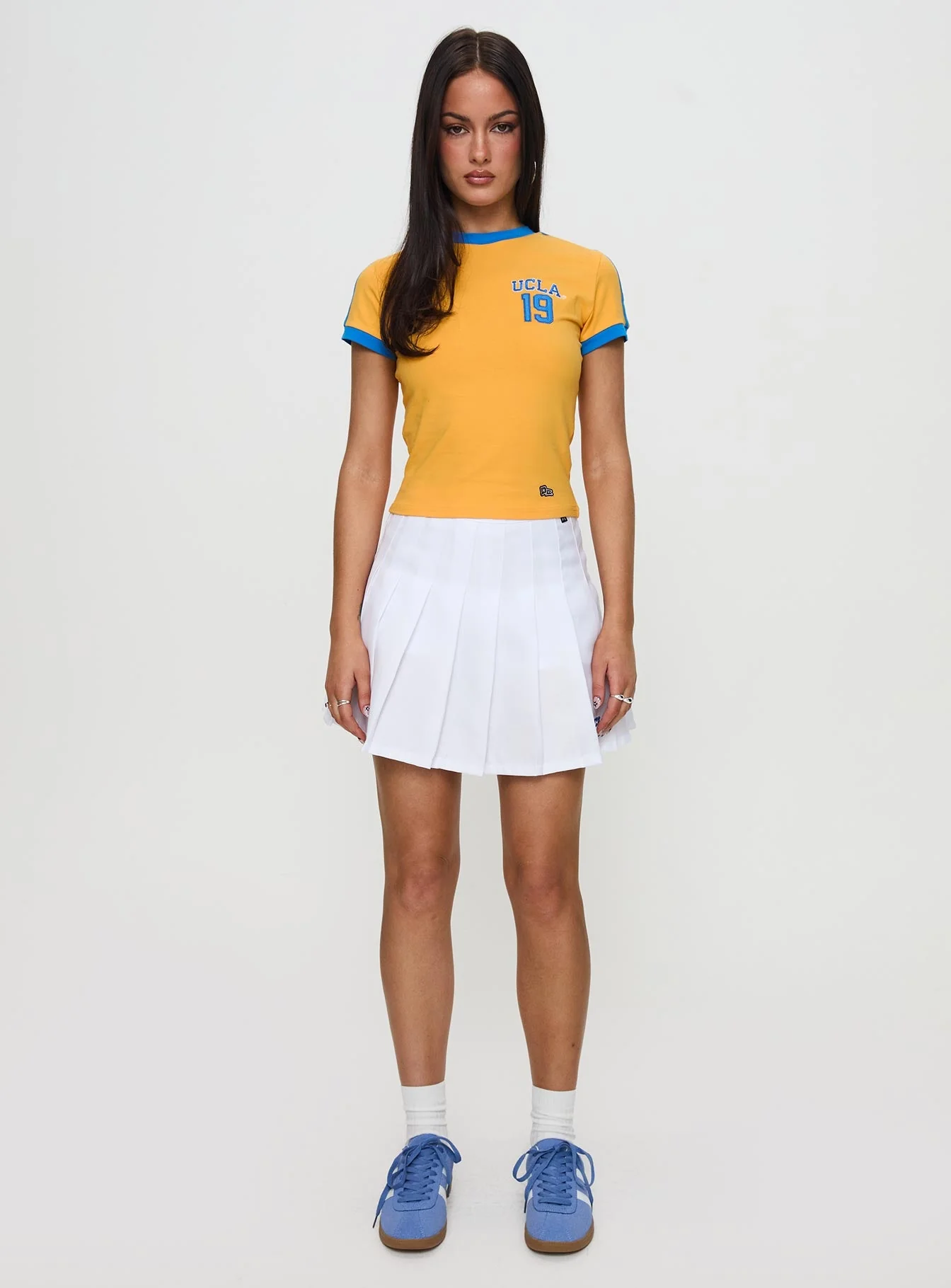 UCLA Goalie Baby Tee Yellow - Image 7