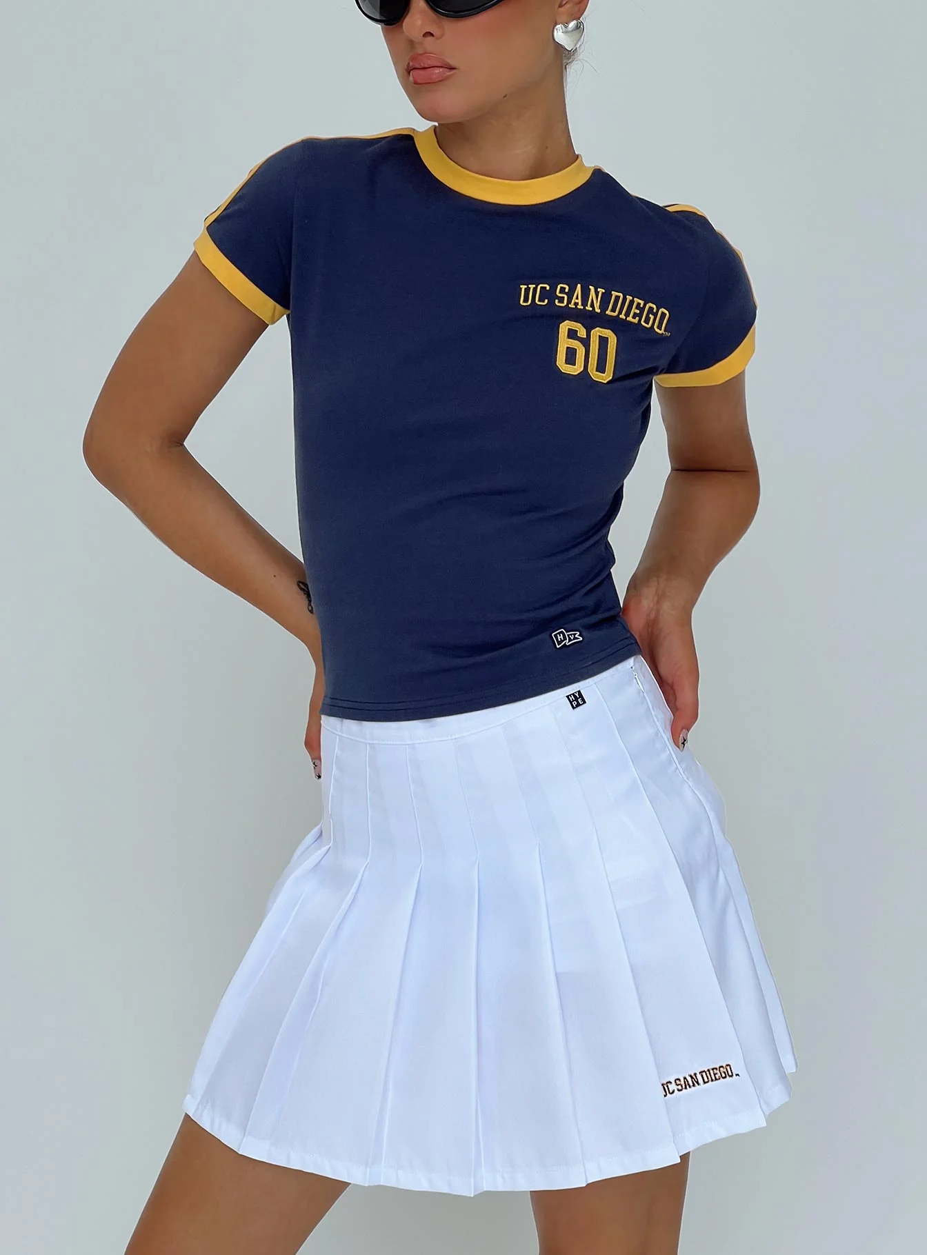 UCSD Goalie Baby Tee Navy - Image 9