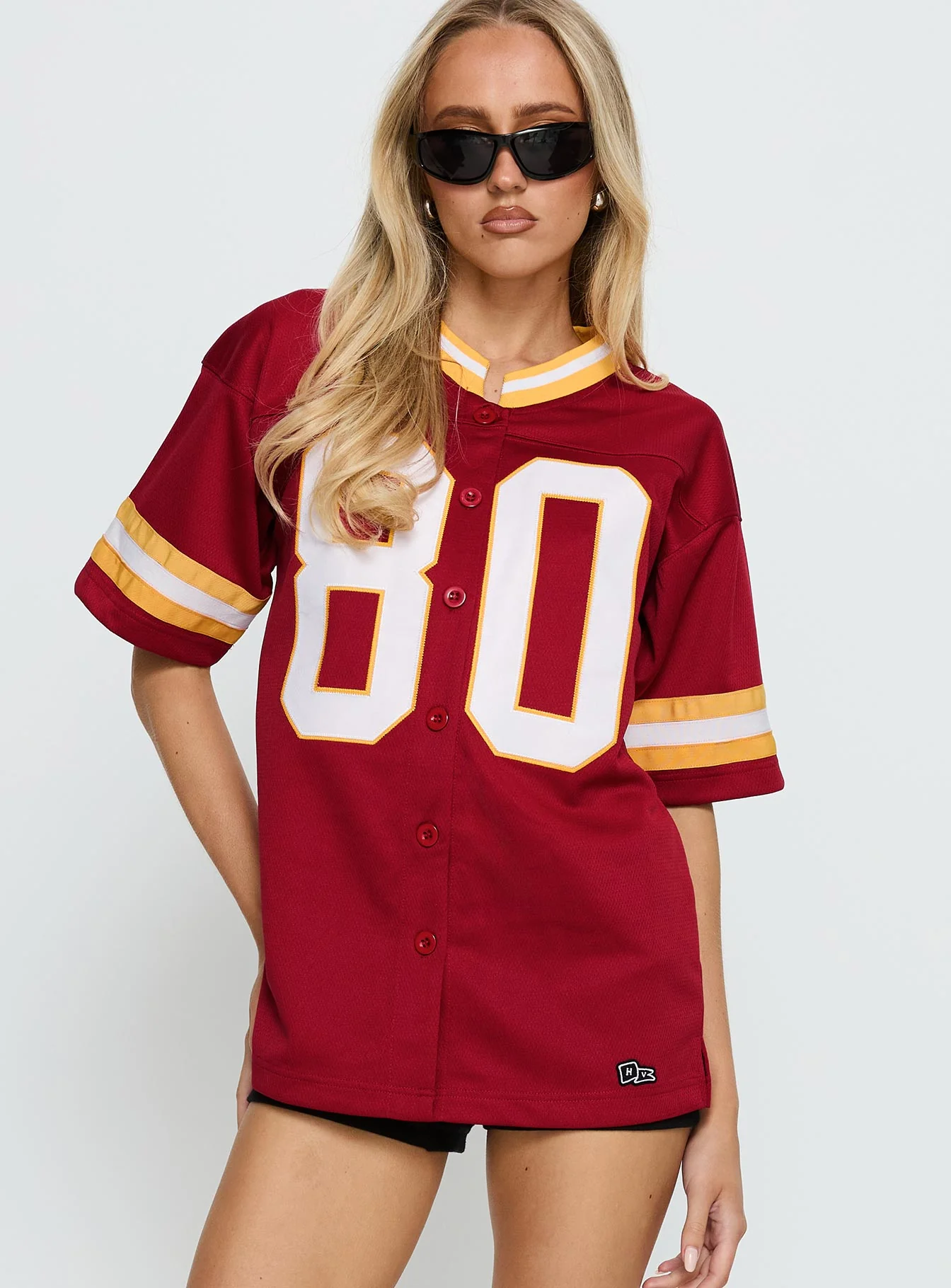 USC Football Button Down Jersey Cardinal - Image 2