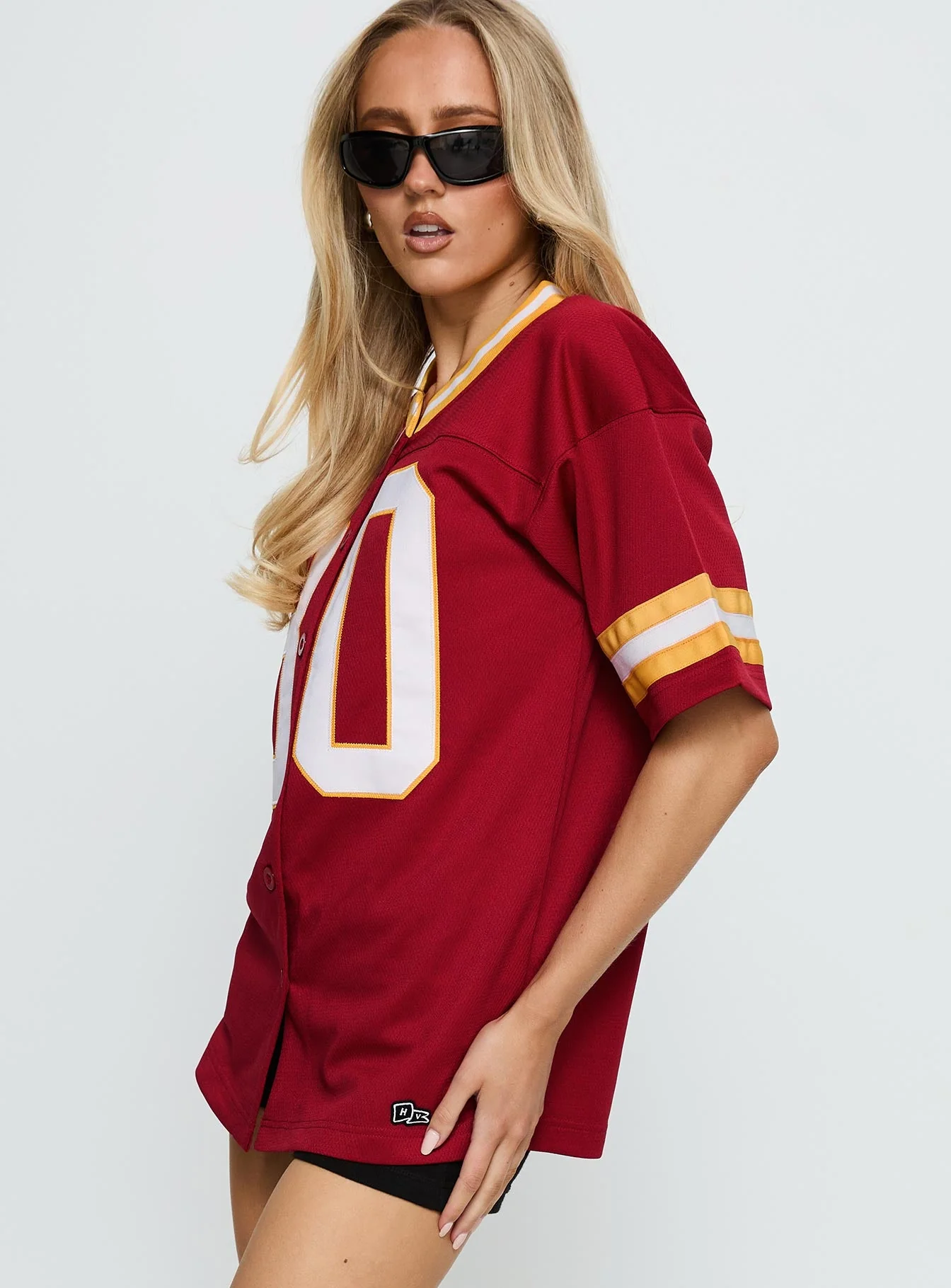 USC Football Button Down Jersey Cardinal - Image 4