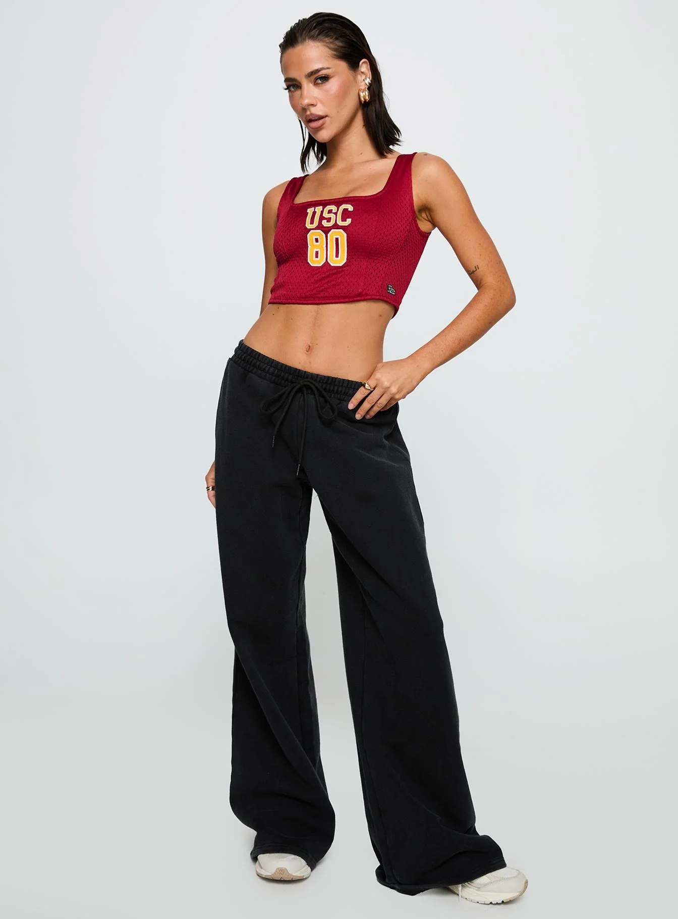USC Jersey Corset Top Cardinal - Image 3