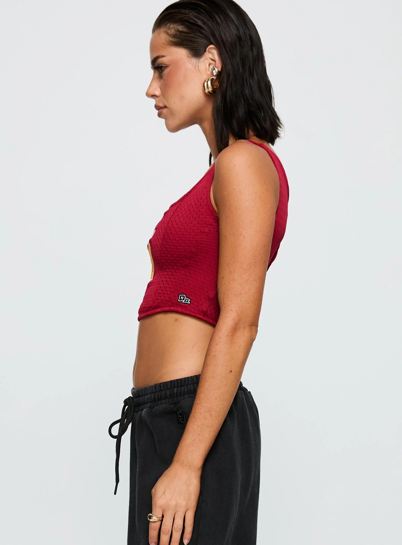 USC Jersey Corset Top Cardinal - Image 4