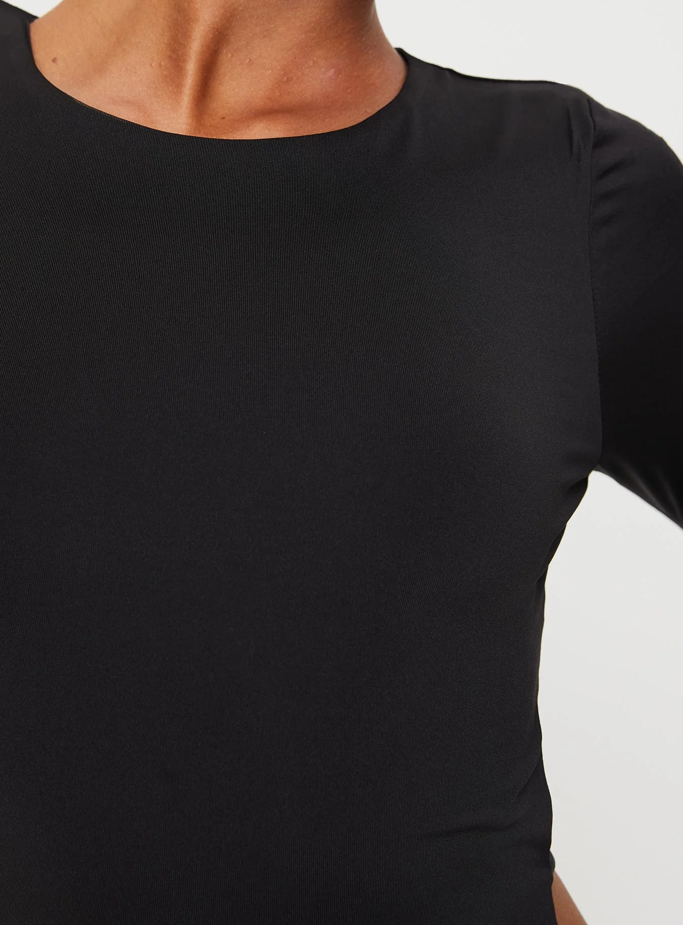 Uzo Long Sleeve Top Black - Image 6