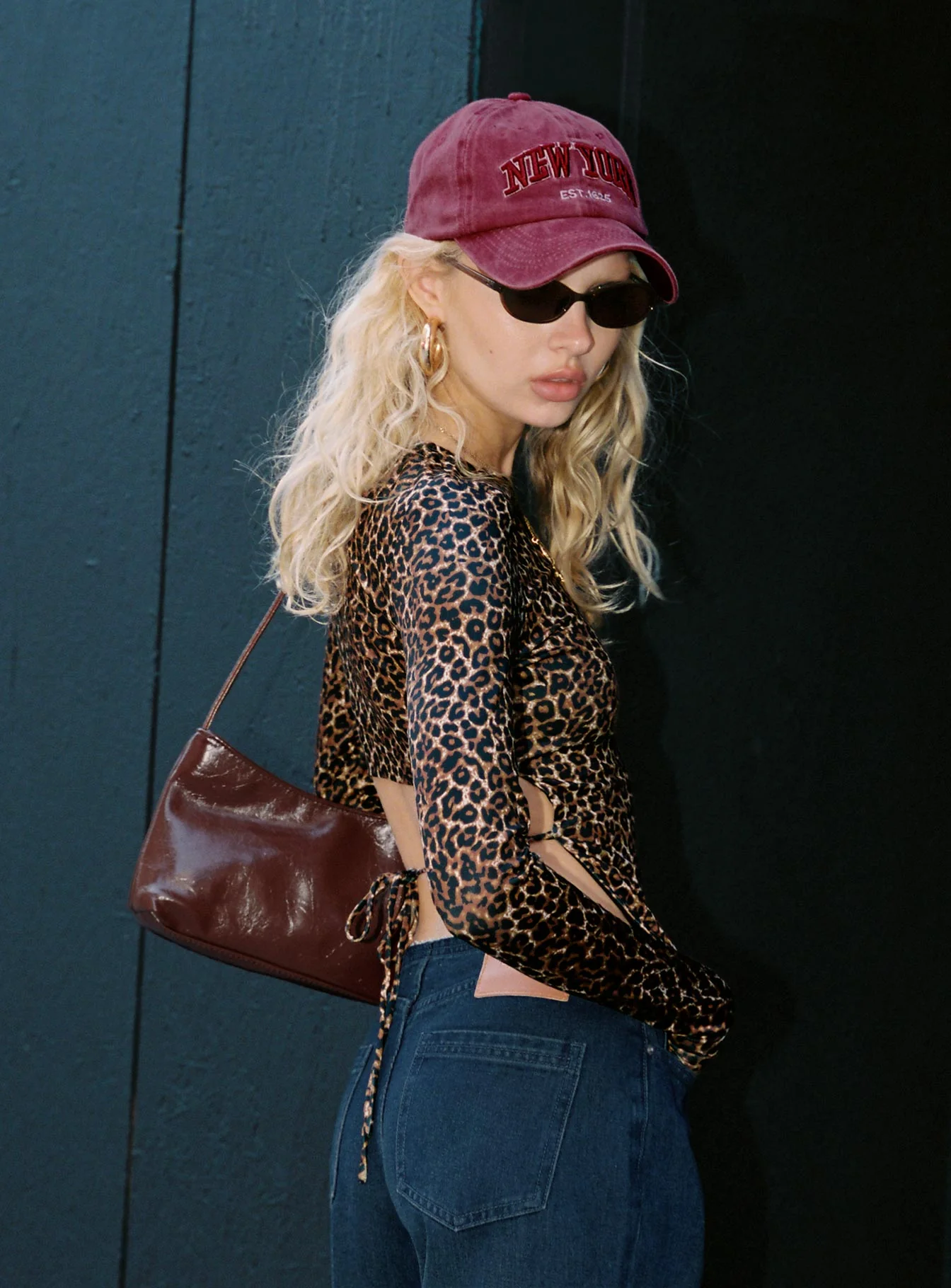Uzo Long Sleeve Top Leopard - Image 3