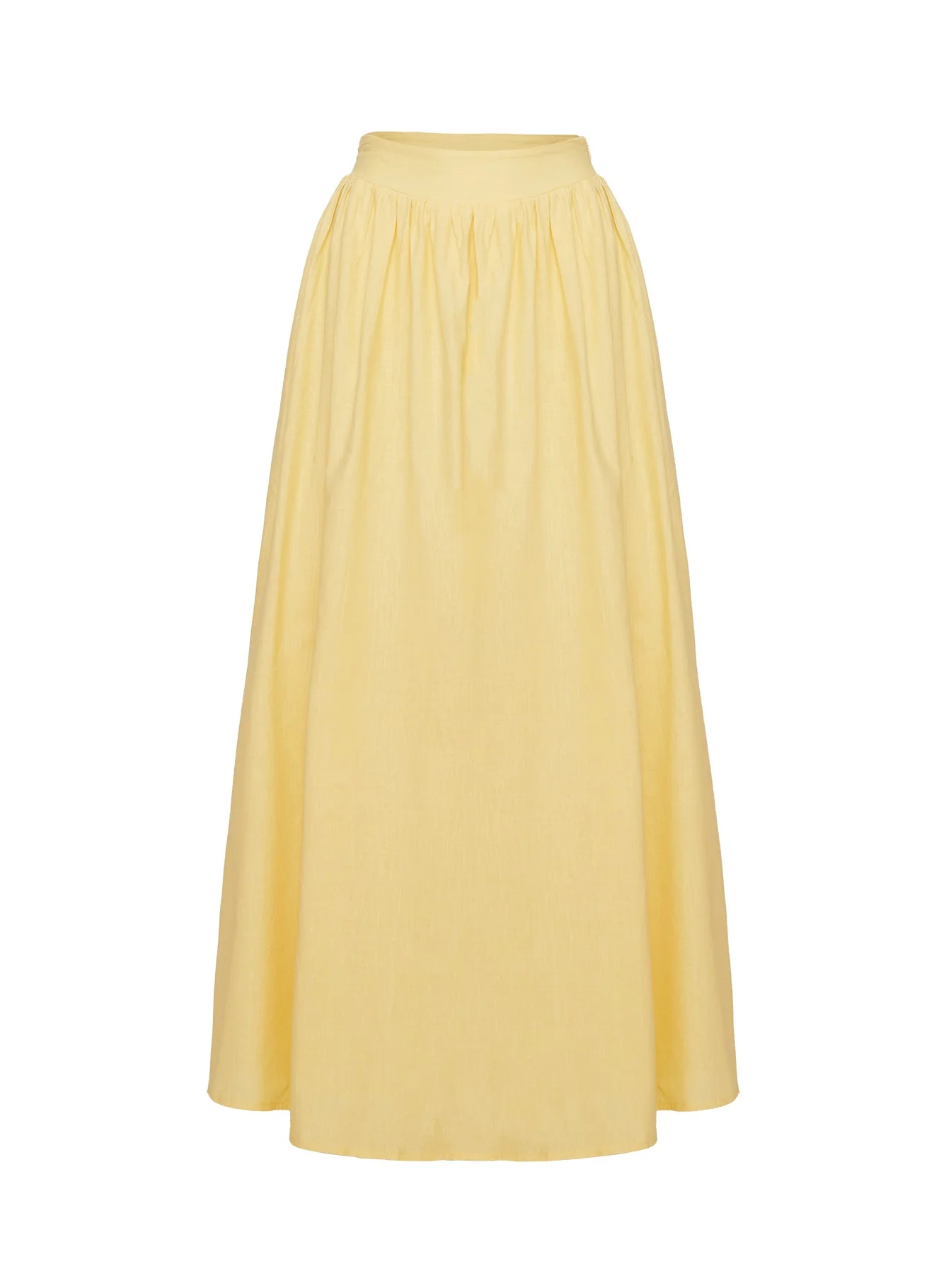 Valerio Maxi Skirt Yellow - Image 5