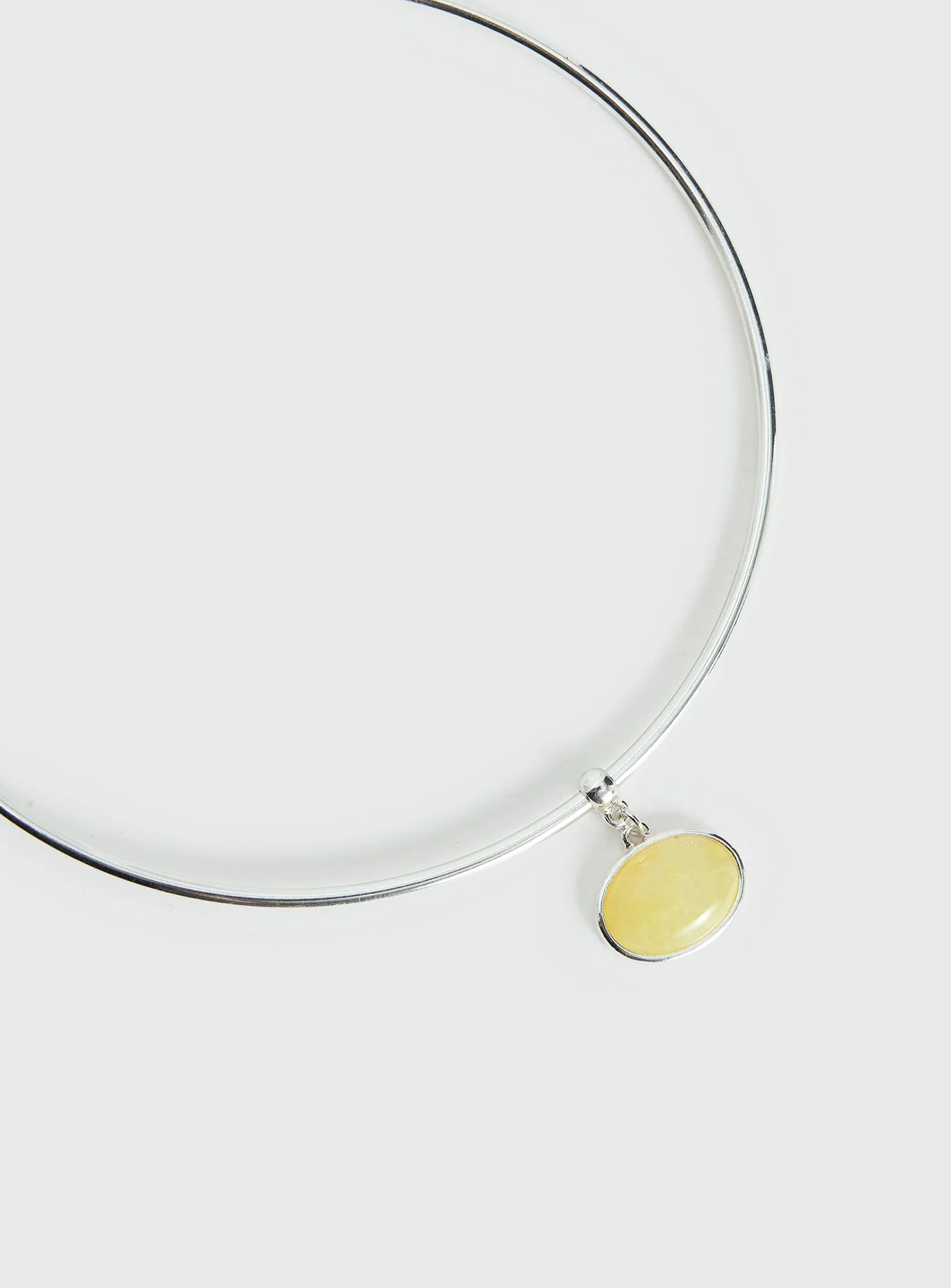 Vanita Necklace Silver / Yellow - Image 3