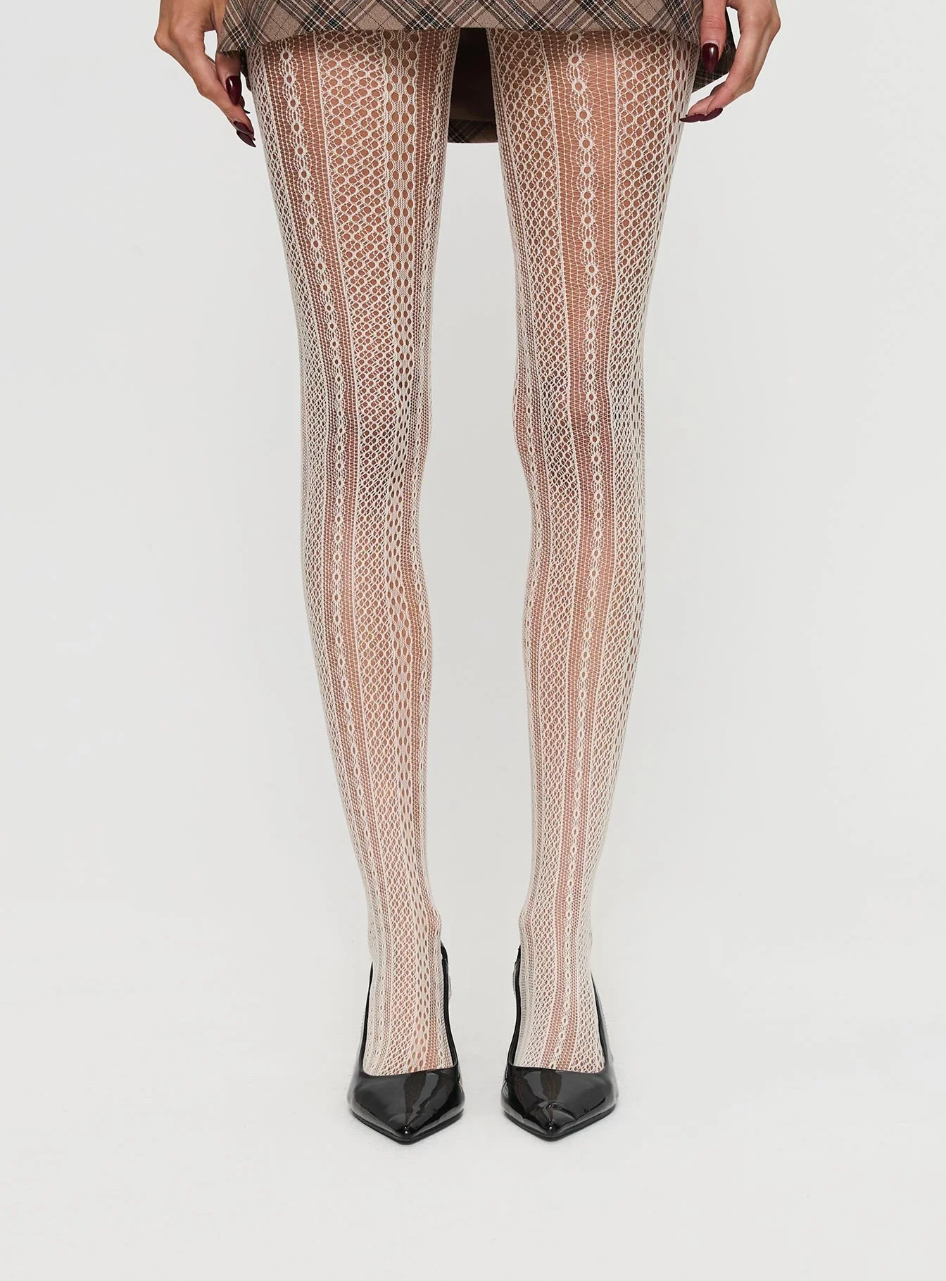 Vaugn Lace Stocking Cream - Image 2