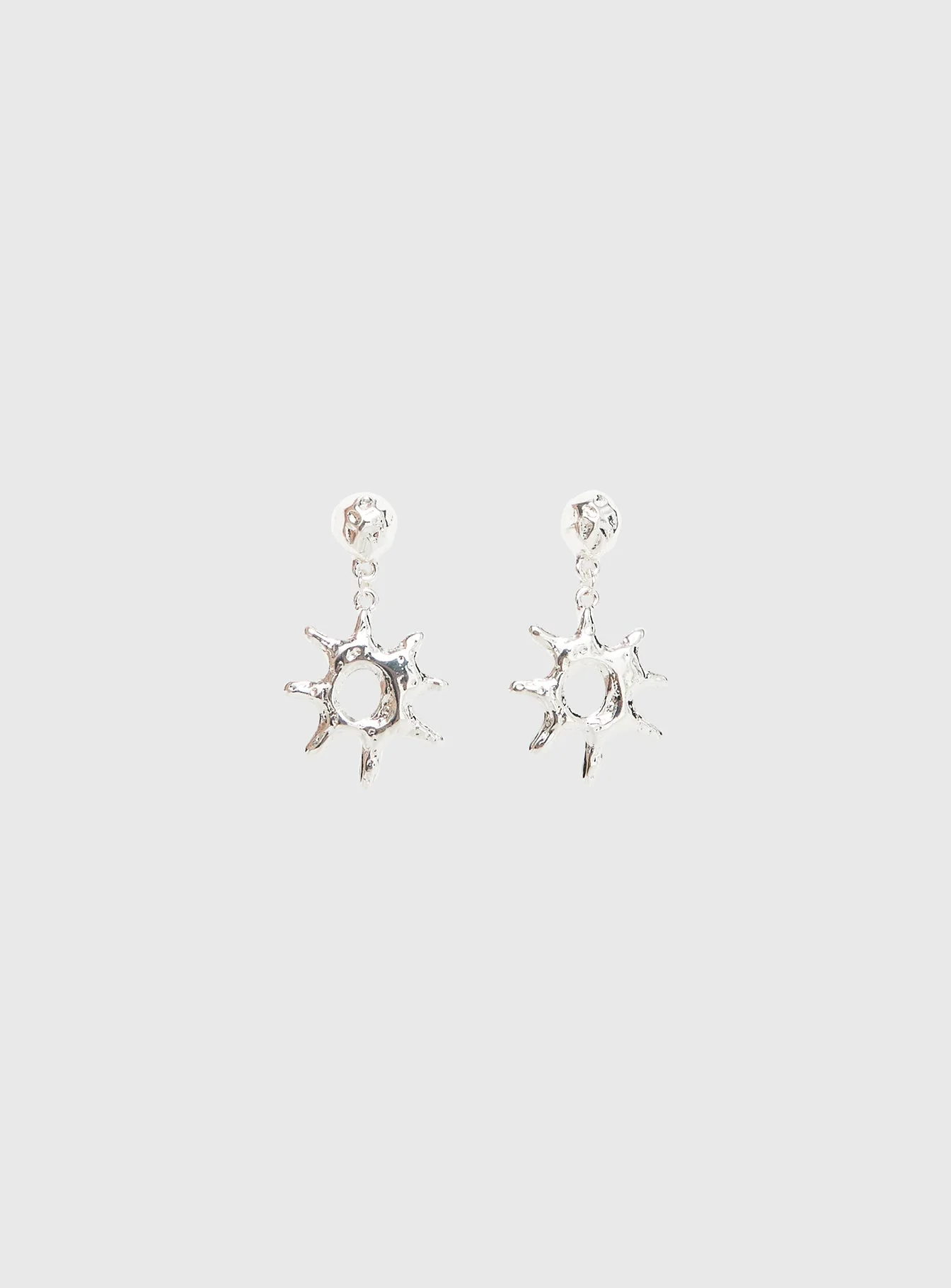 Vaylen Earrings Silver - Image 2