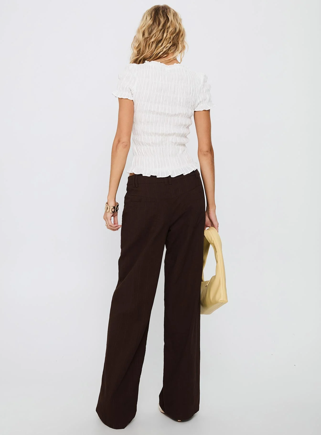 Vendi Low Rise Pant Chocolate - Image 5