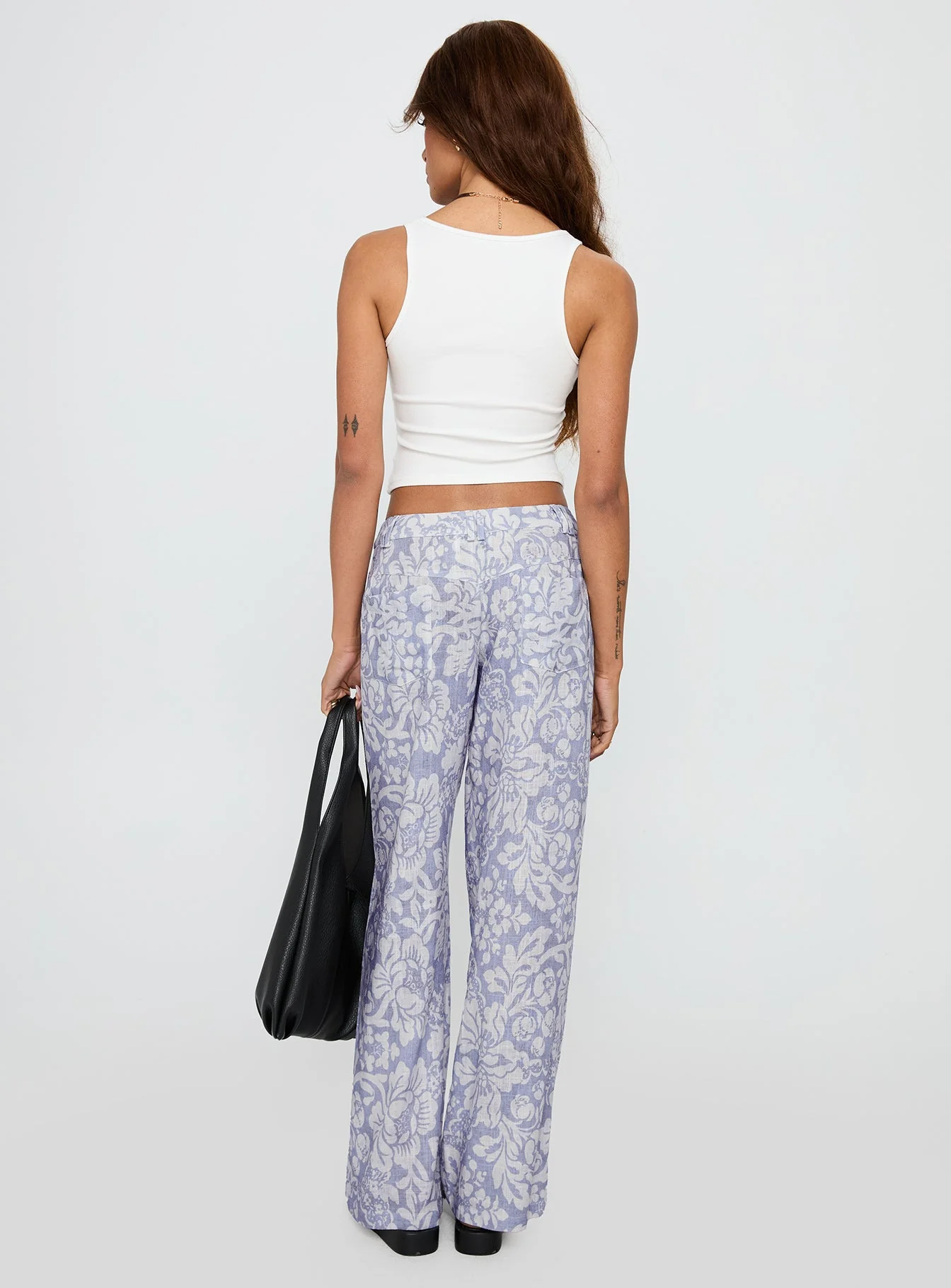 Vendi Low Rise Pant Lilac Floral - Image 5