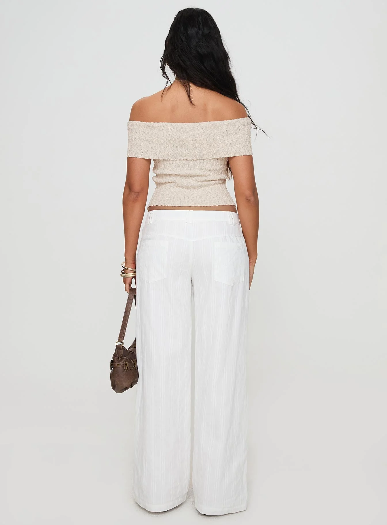 Vendi Low Rise Pant White - Image 5