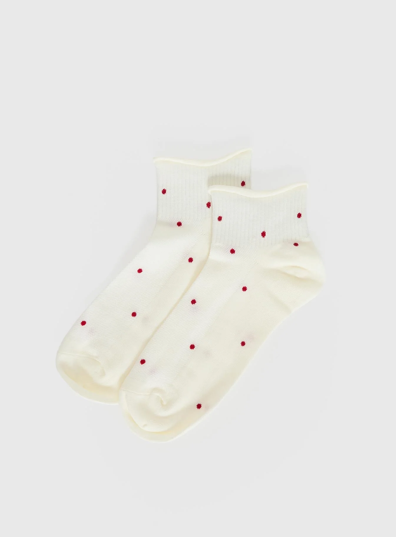 Vesira Frill Socks Cream Polka - Image 2