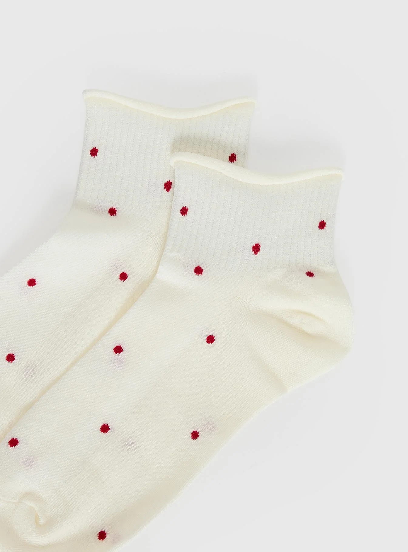 Vesira Frill Socks Cream Polka - Image 3