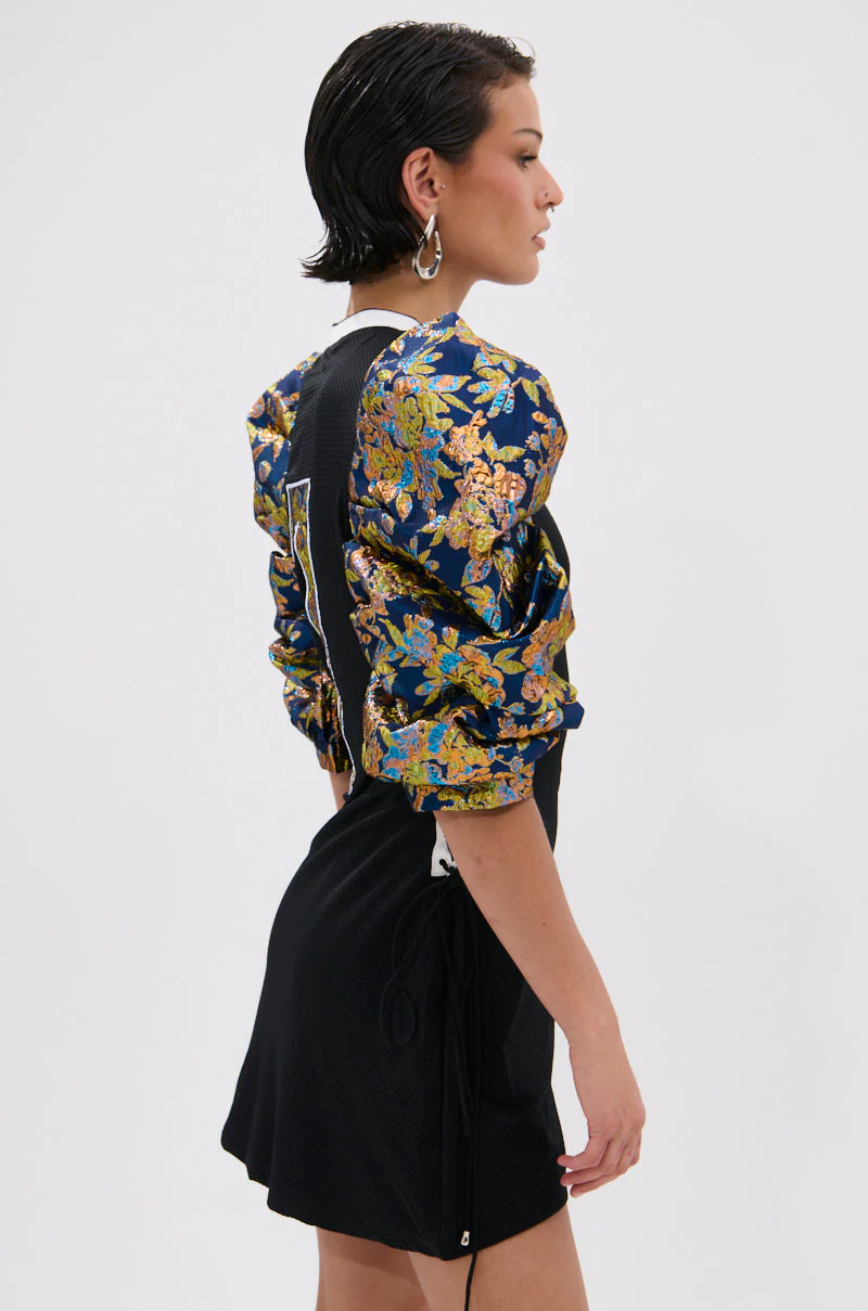 VIBIN ON THE SIDELINES JERSEY MINI DRESS - Image 3