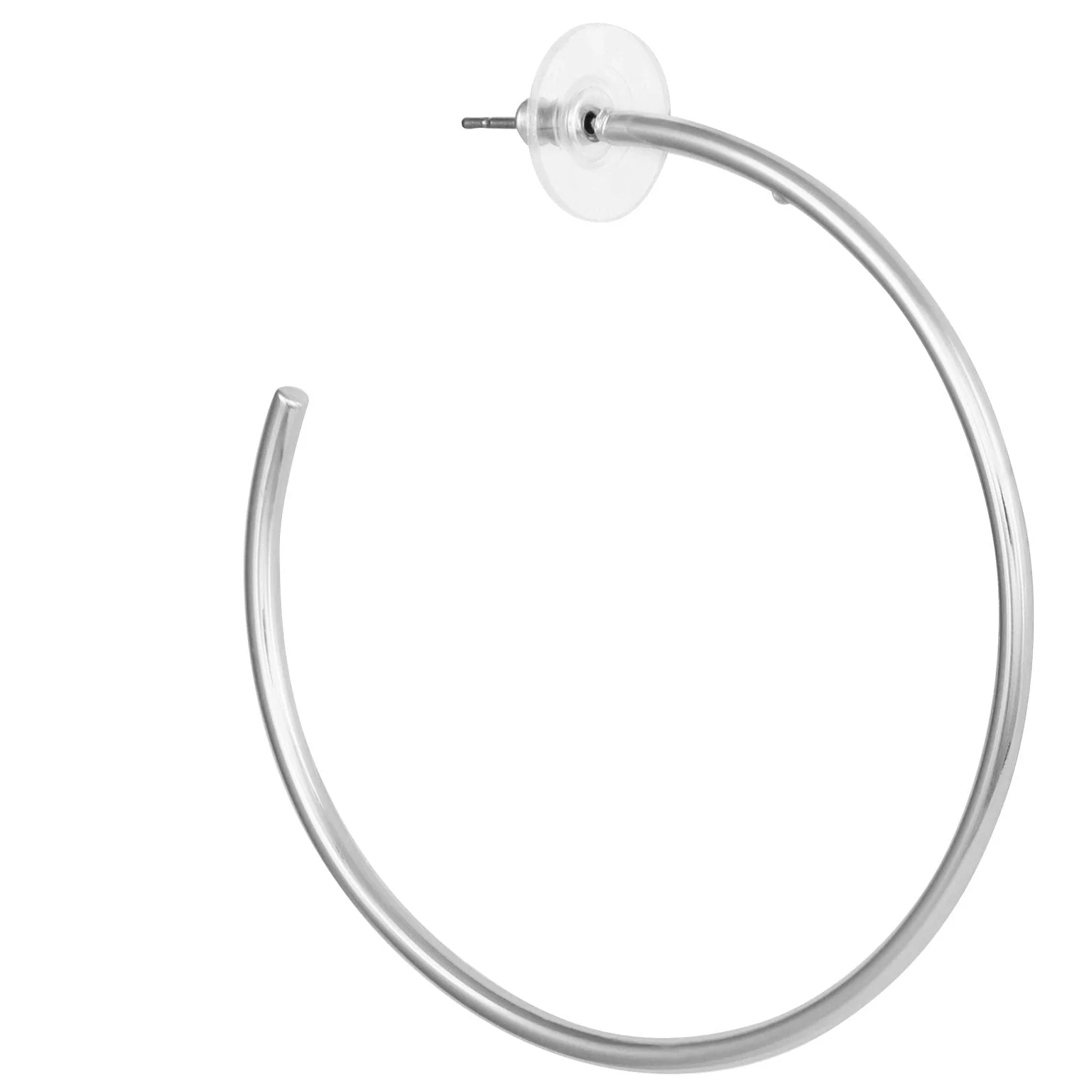 Extra Large Open Hoop Earrings - Image 2